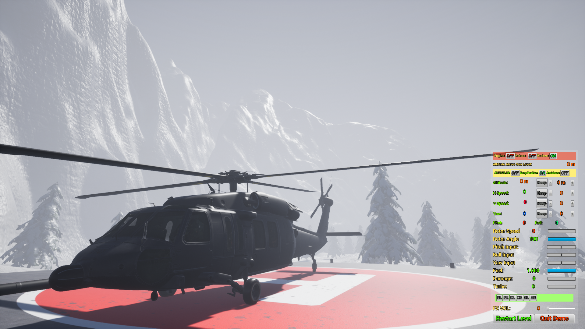 物理模拟可驾驶直升机蓝图 虚幻4 ue4 Physics Based Helicopter插图1
