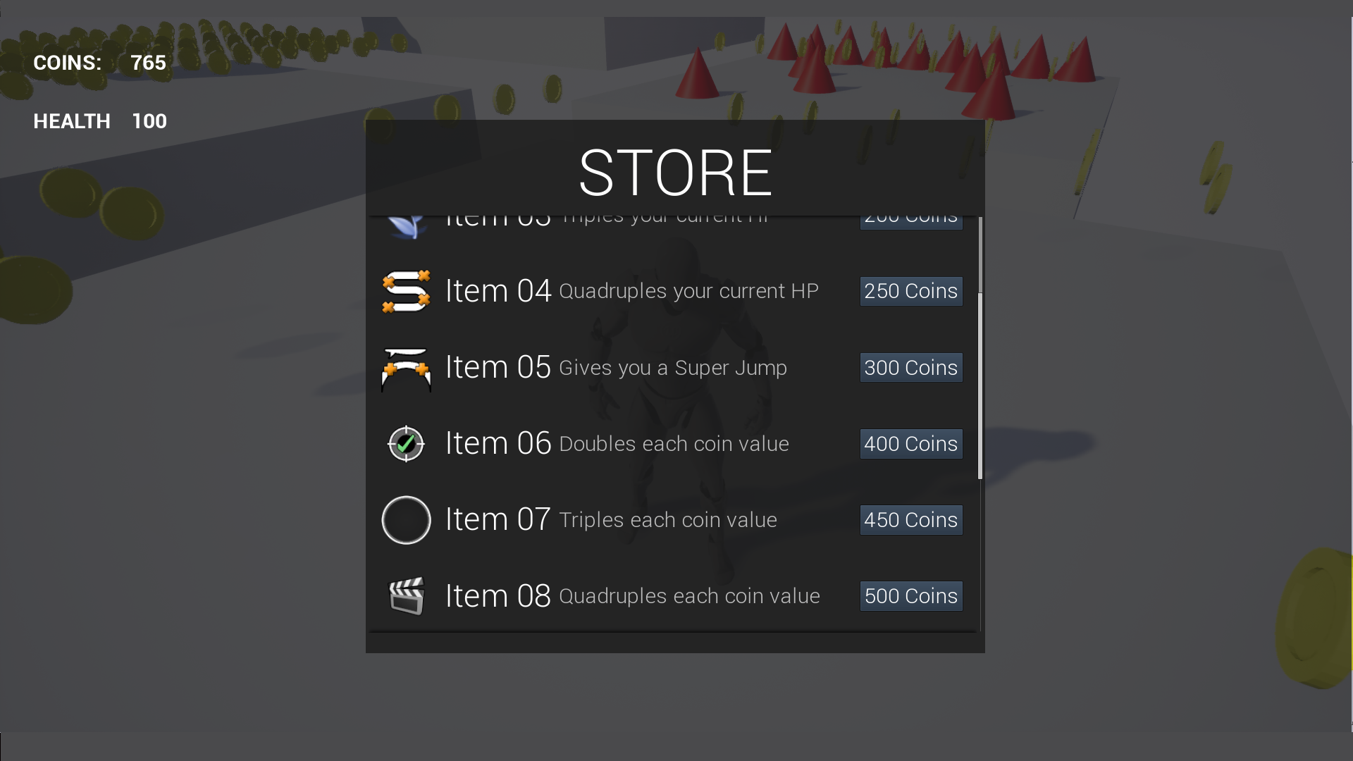 游戏内商店售卖用户界面蓝图 虚幻4 ue4 In Game Store System