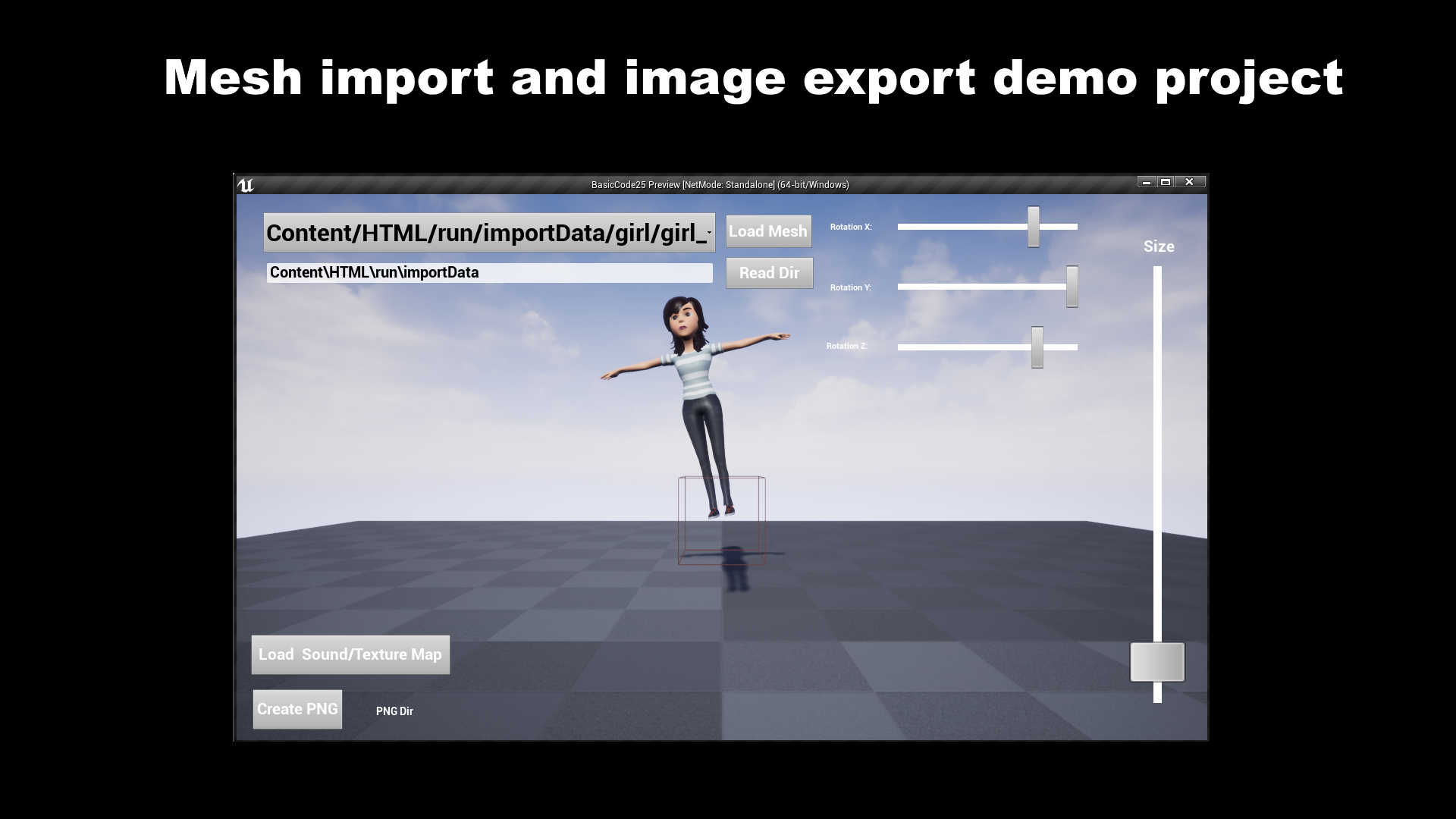 游戏内导入读取 插件 虚幻ue4 Real Time Import Export 421 426插图1