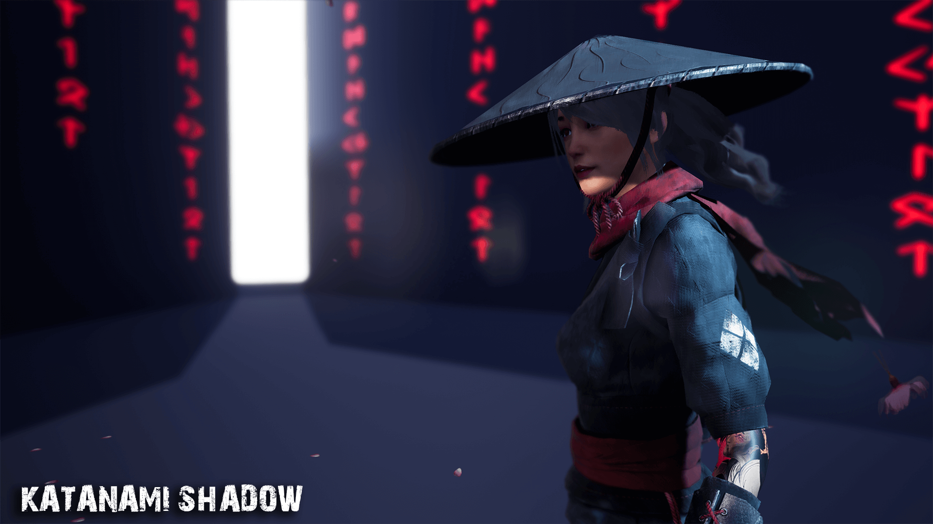 Katanami Shadow Character 虚幻4 UE4  日本 和服 女性 剑 角色插图1