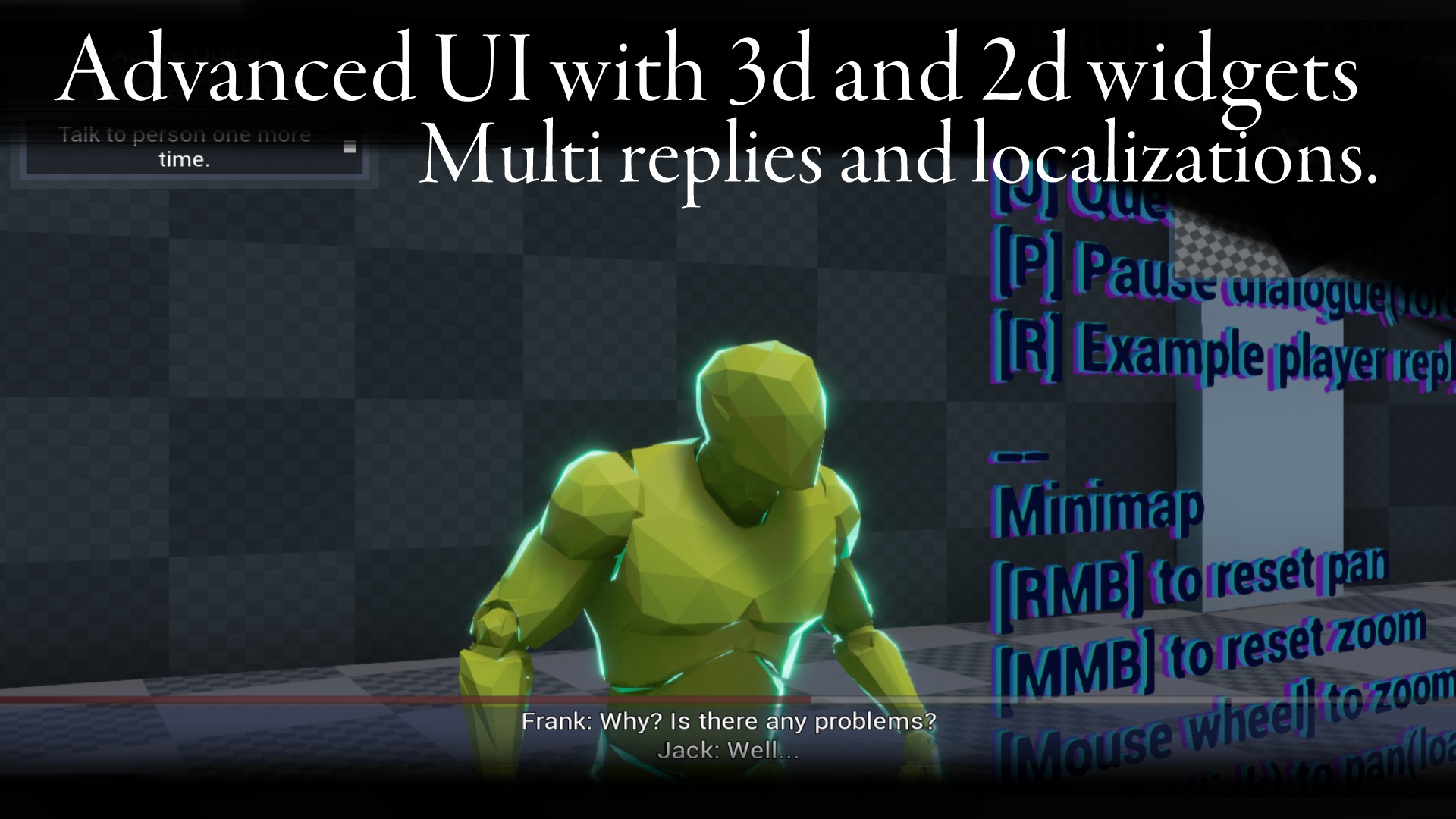 高级对话任务事件选项系统蓝图 虚幻4 ue4 Dialogue Tree and Quest System 424 425插图4