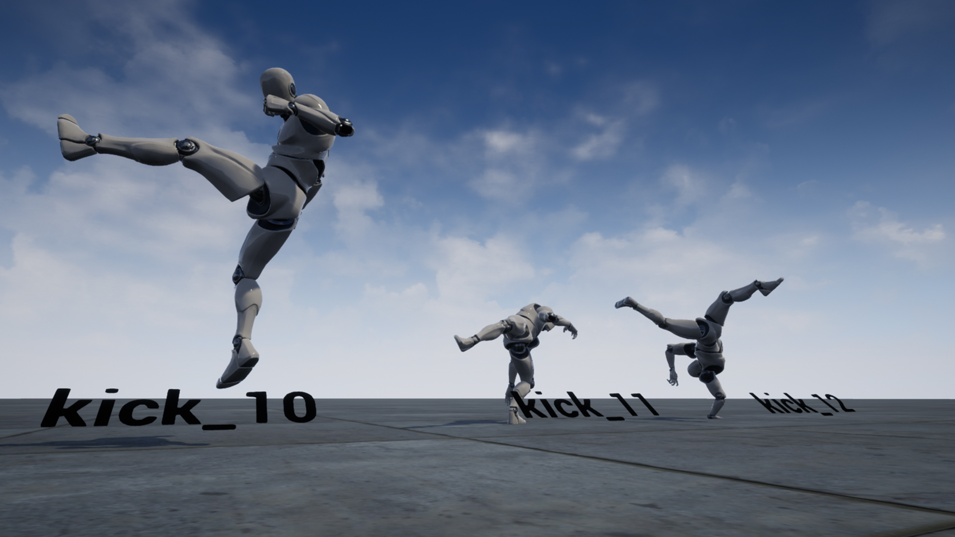 跳舞战舞特技杂耍游戏动画重定向 虚幻4 ue4 Capoeira Anim Set插图2