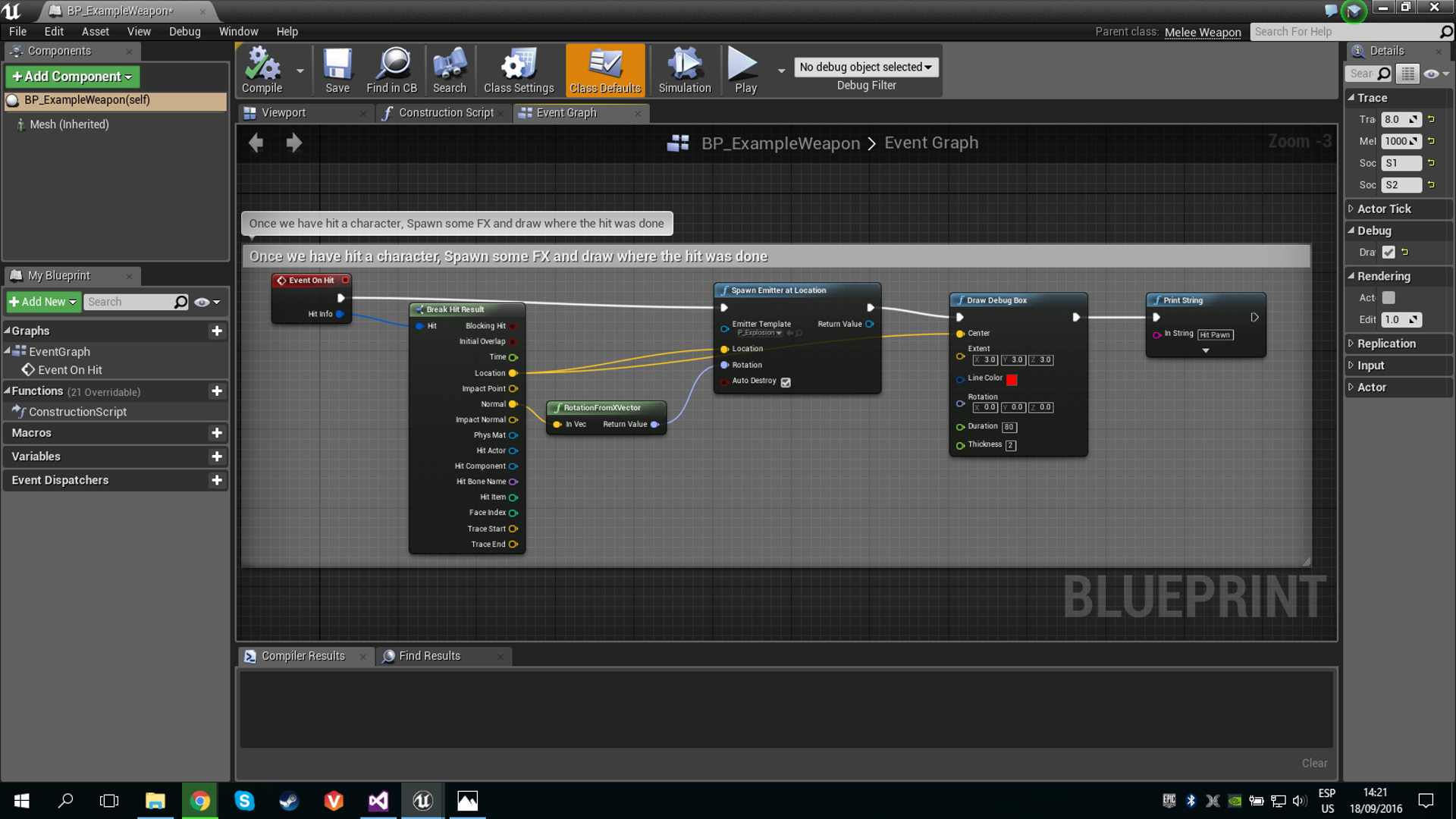 攻击 轨迹 追踪 显示 插件 虚幻4 UE4 Melee Tracing Plugin 419插图2