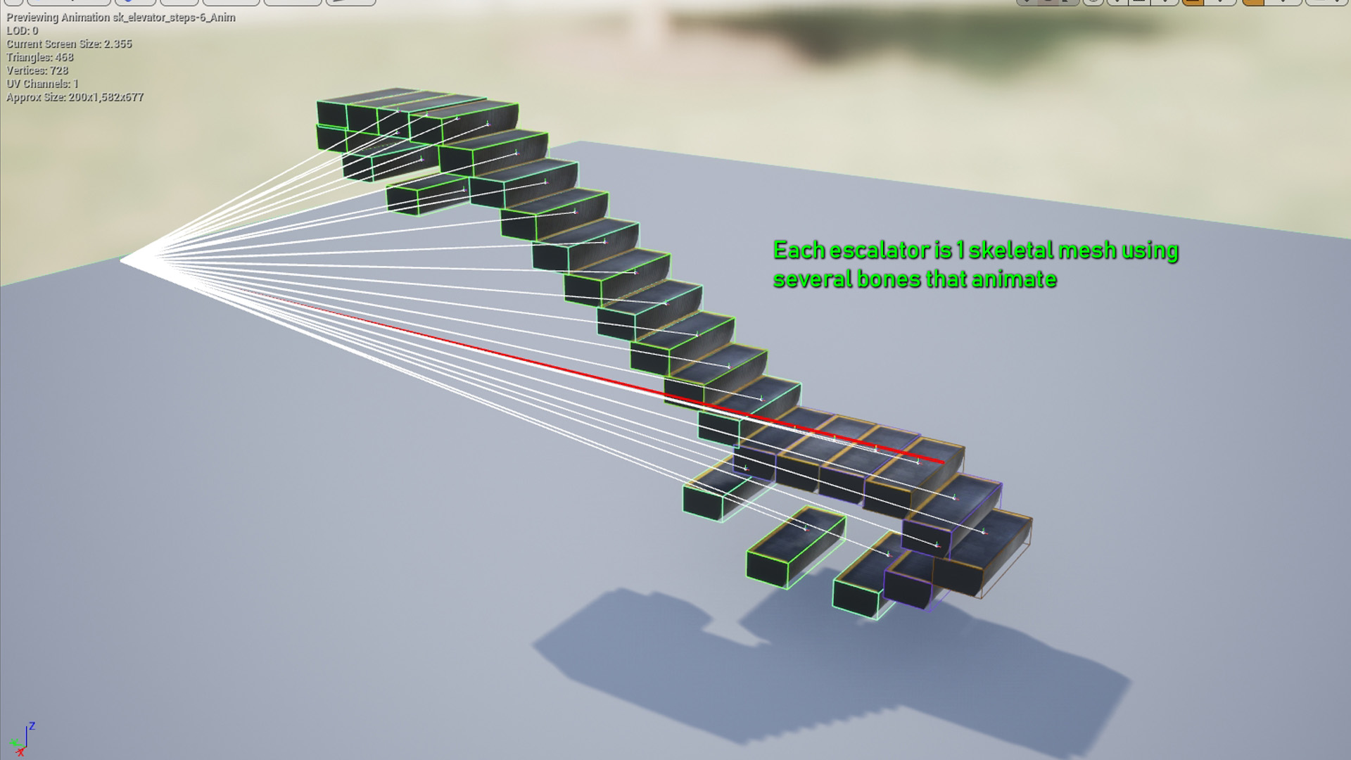 自动扶梯人行道蓝图 虚幻4 ue4 Escalators and Moving Walkways插图4