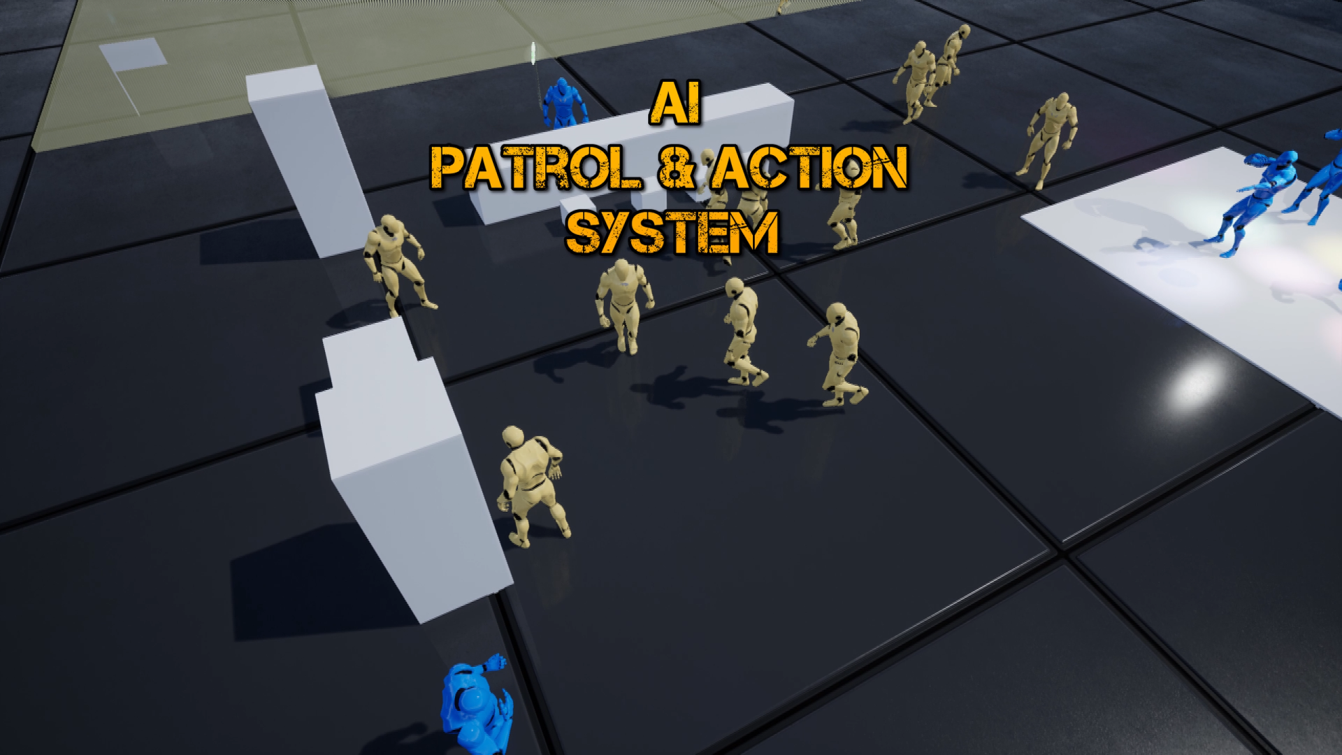 人工智能 巡逻 插件 虚幻4 UE4 AI Patrol Action System 425