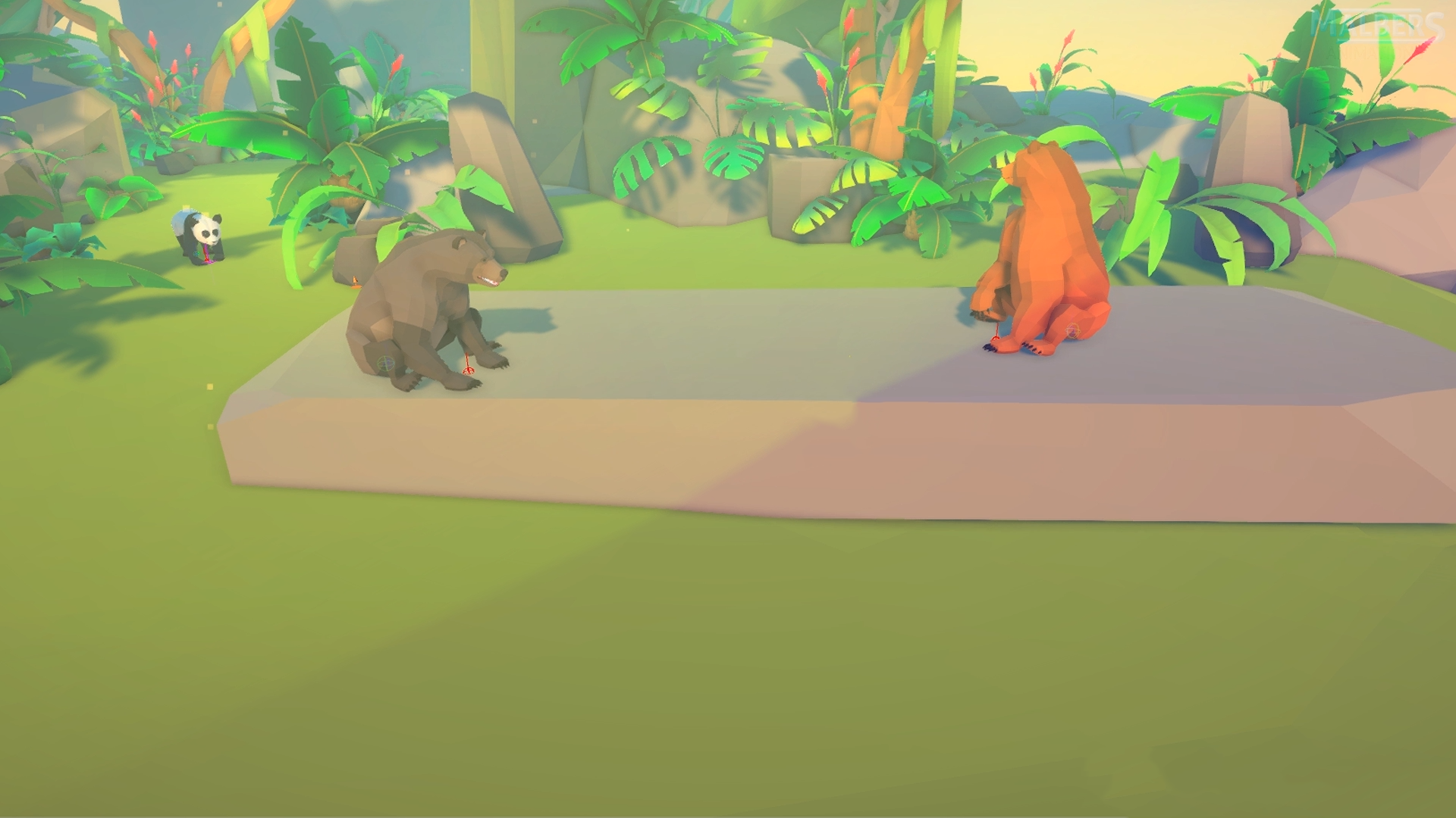 低模卡通熊猫棕熊北极熊游戏角色含动画 虚幻4 ue4 Poly Art Bear插图6