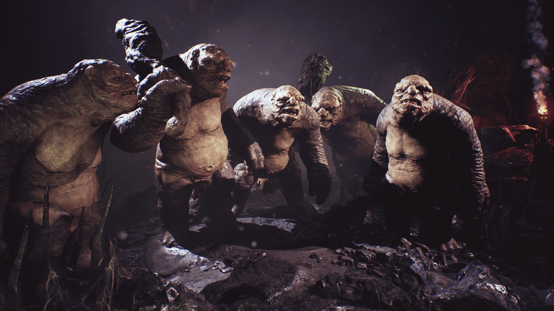 笨重巨魔怪物反派角色含动画 虚幻4 ue4 Cave Troll Lightweight插图6