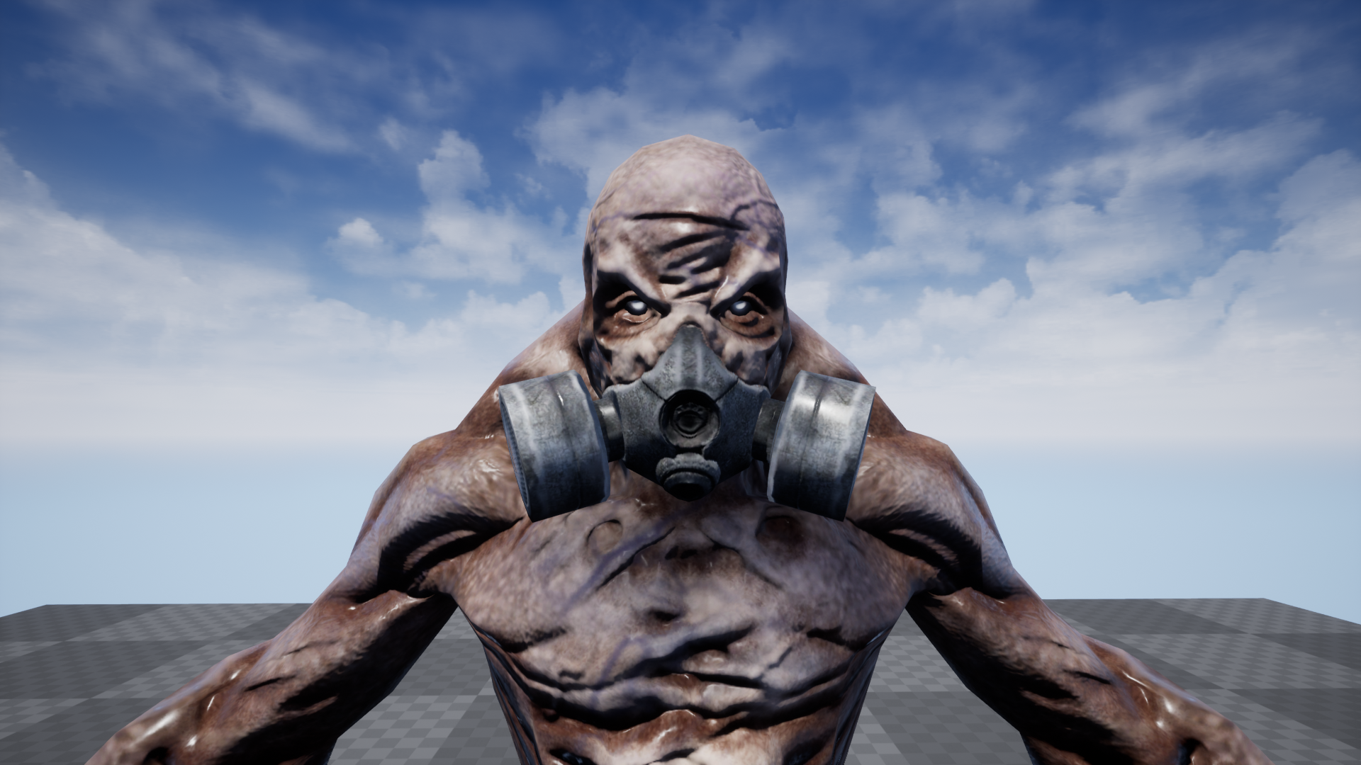 基因突变面罩僵尸丧尸怪物游戏角色含动画 虚幻4 ue4 Mutant Mask插图1