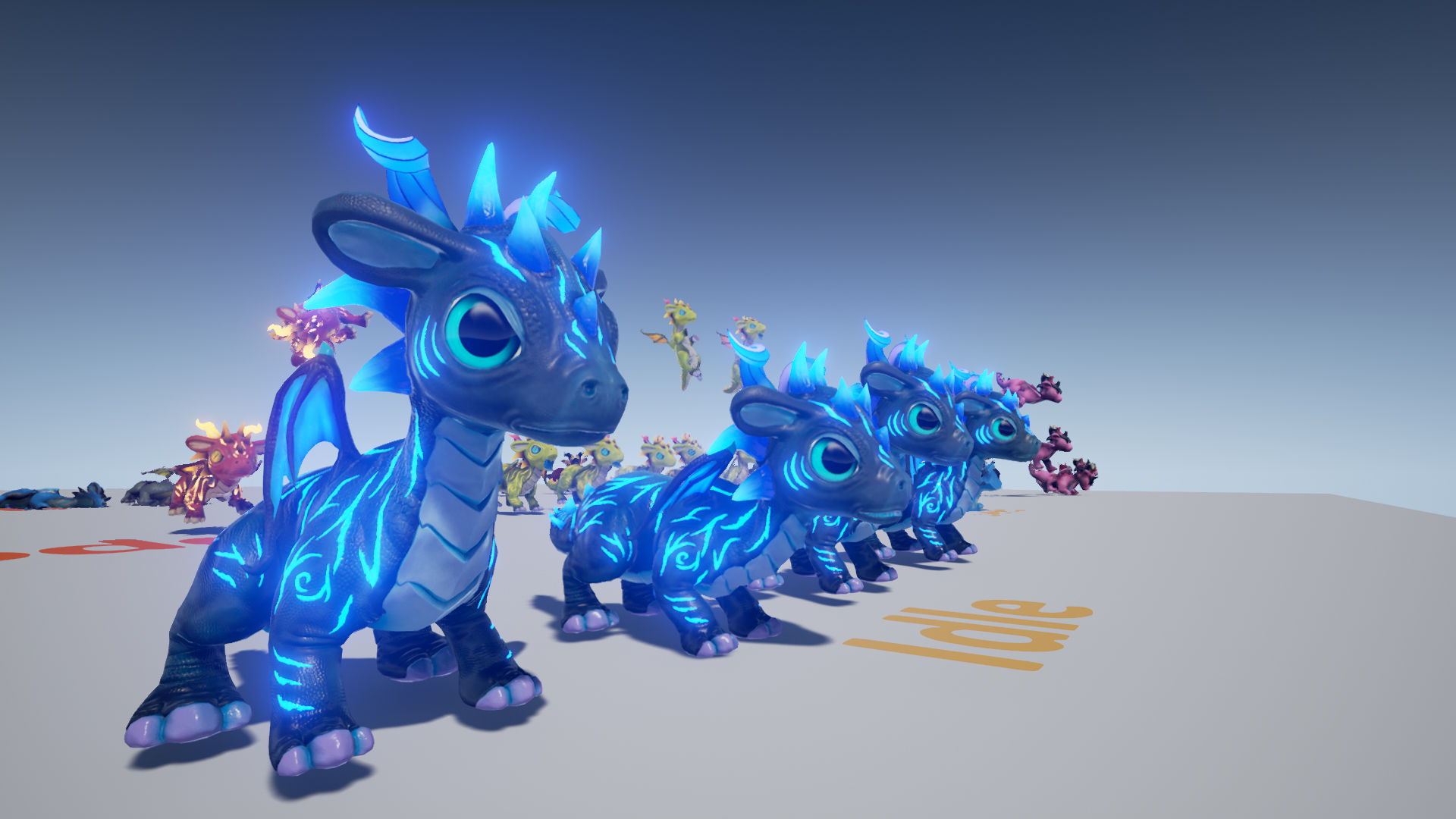 卡通 小恐龙 飞行 角色 虚幻4 UE4 Little Dragons Mouse