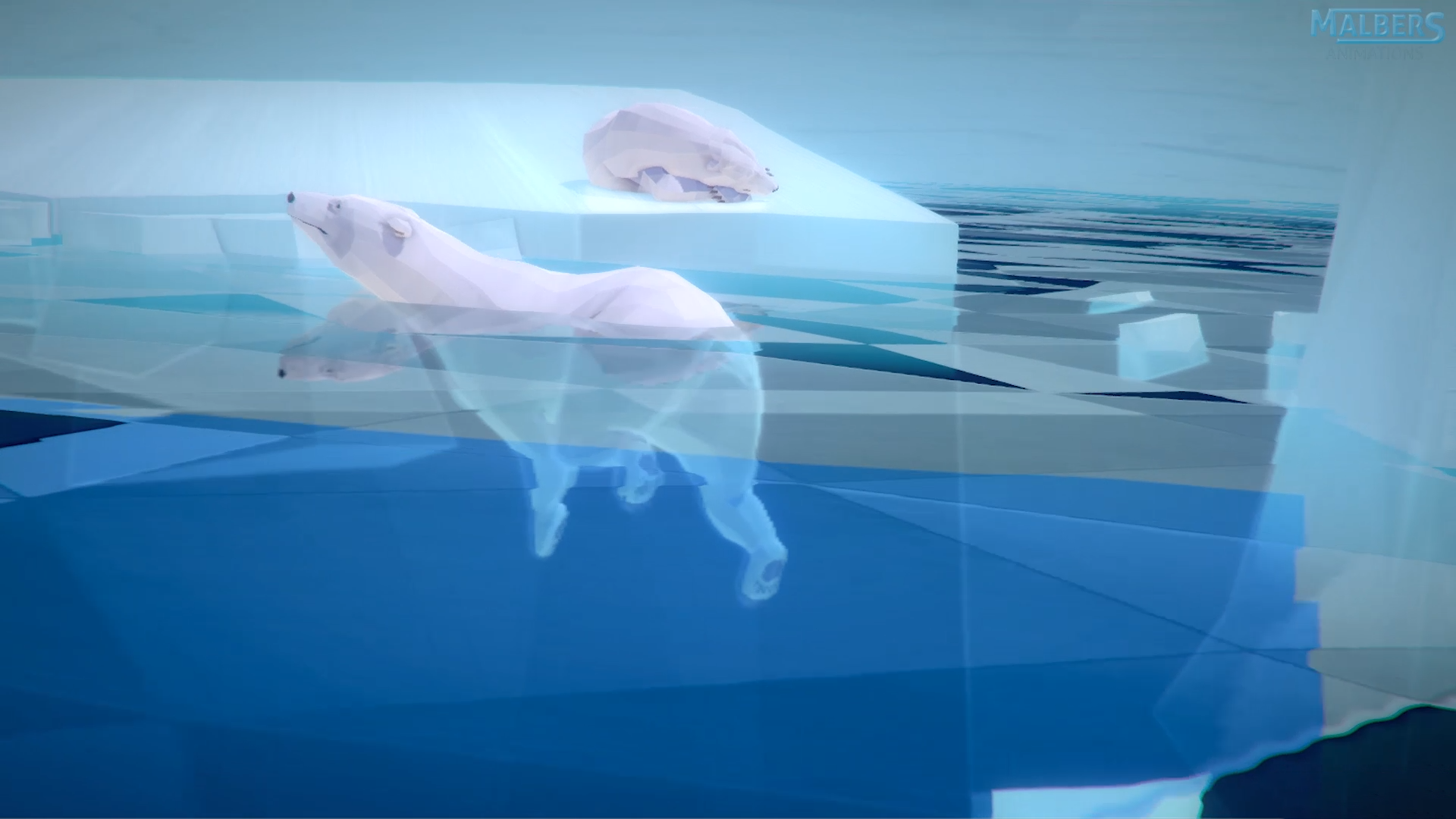 低模卡通熊猫棕熊北极熊游戏角色含动画 虚幻4 ue4 Poly Art Bear插图11