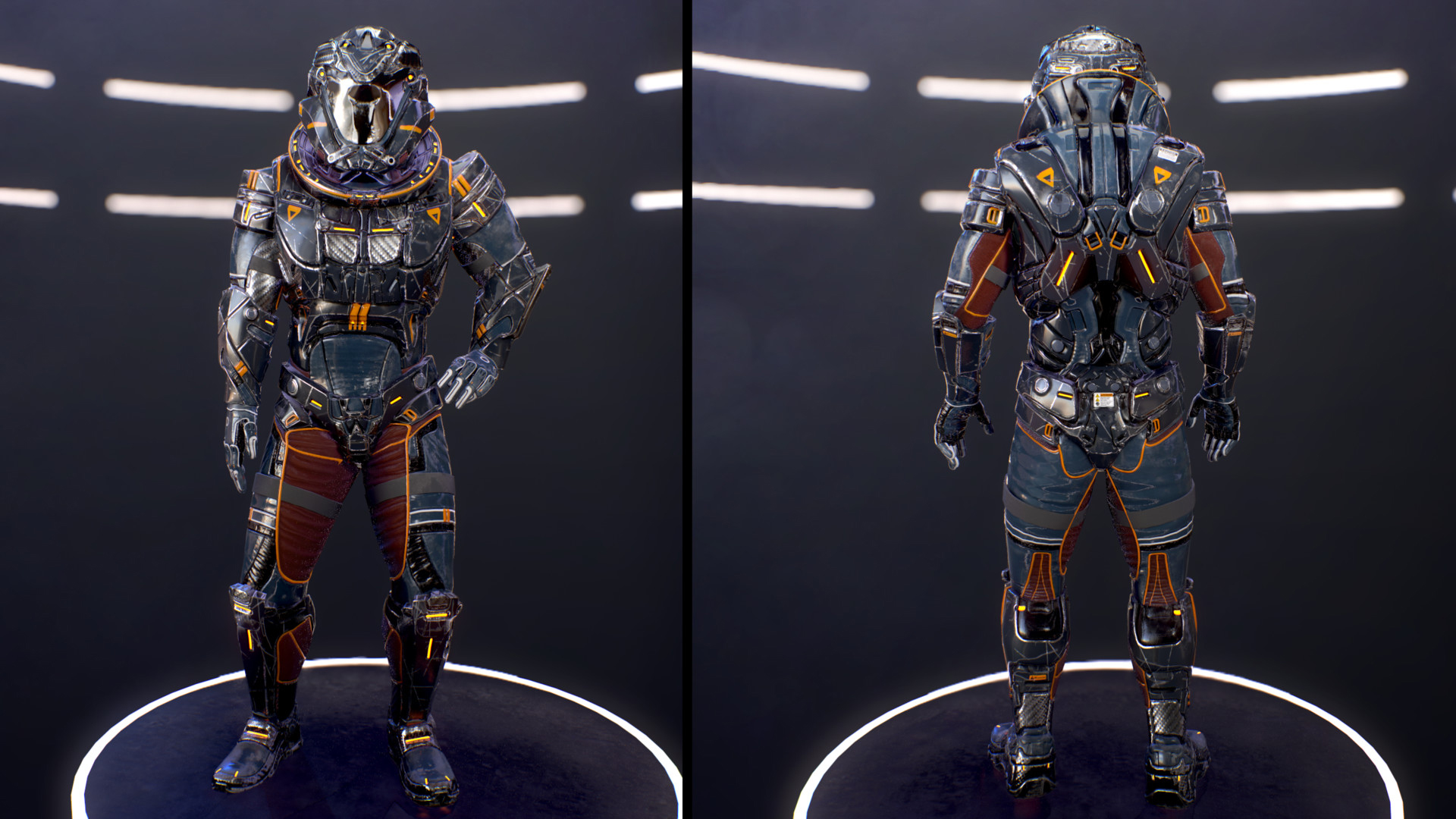 科幻 未来 士兵 宇航服 角色 重定向 虚幻4 UE4 Sci Fi Armor 7插图1