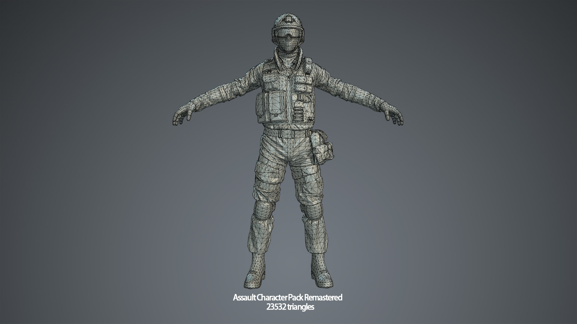 军队士兵角色重定向 虚幻ue4 Assault Character Pack Remastered插图10