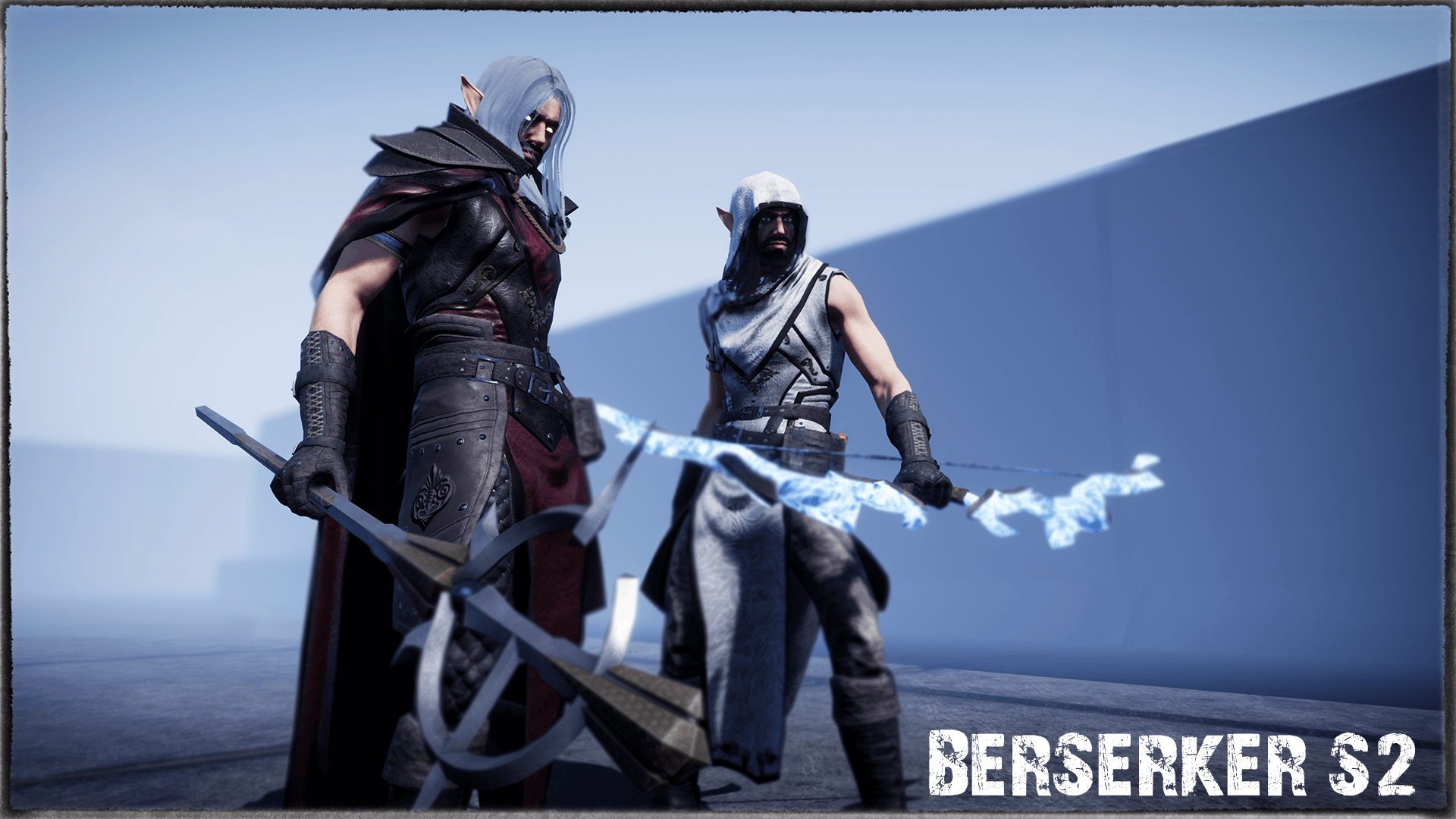 精灵弓箭手角色含动画 虚幻4 ue4 BerserkerS2 Mage and Archer