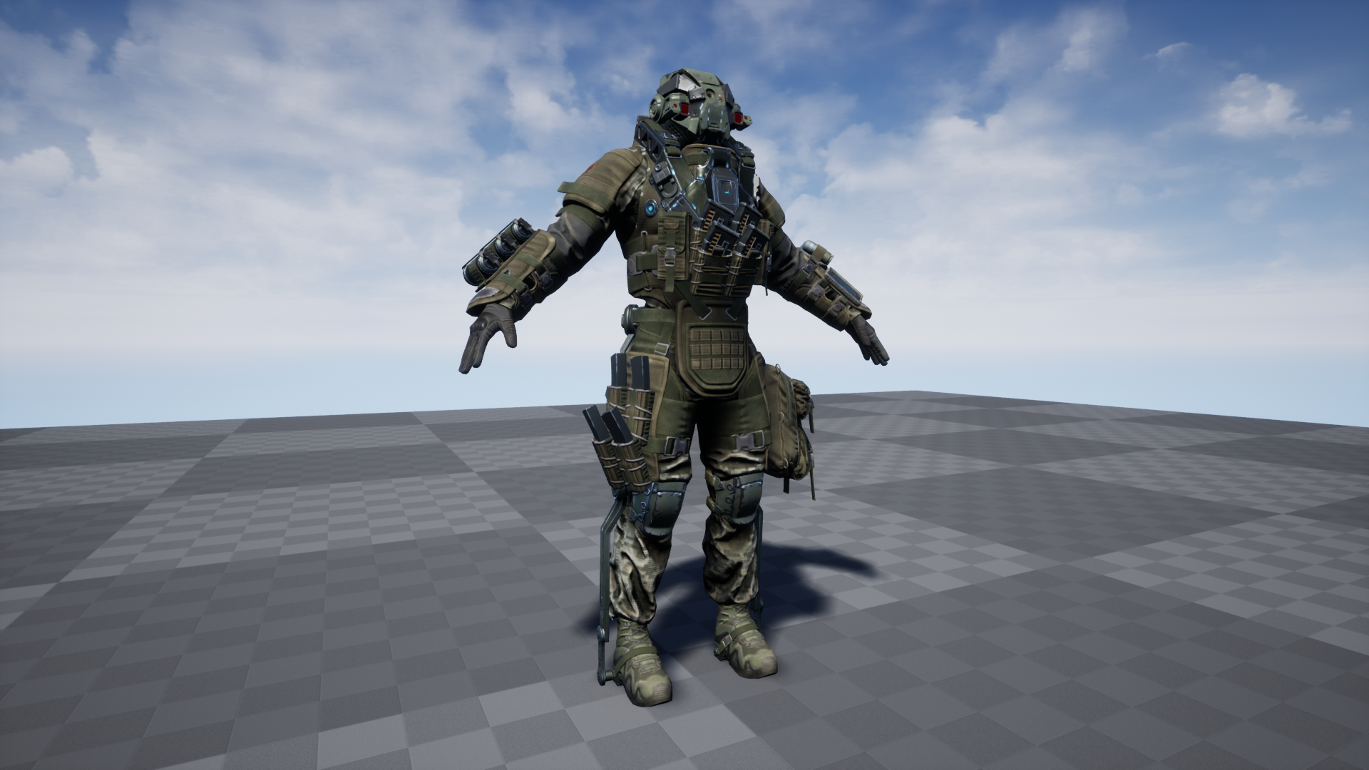 机械 武装 战士 科幻 角色 动画 虚幻4 UE4 Elite Soldiers插图2