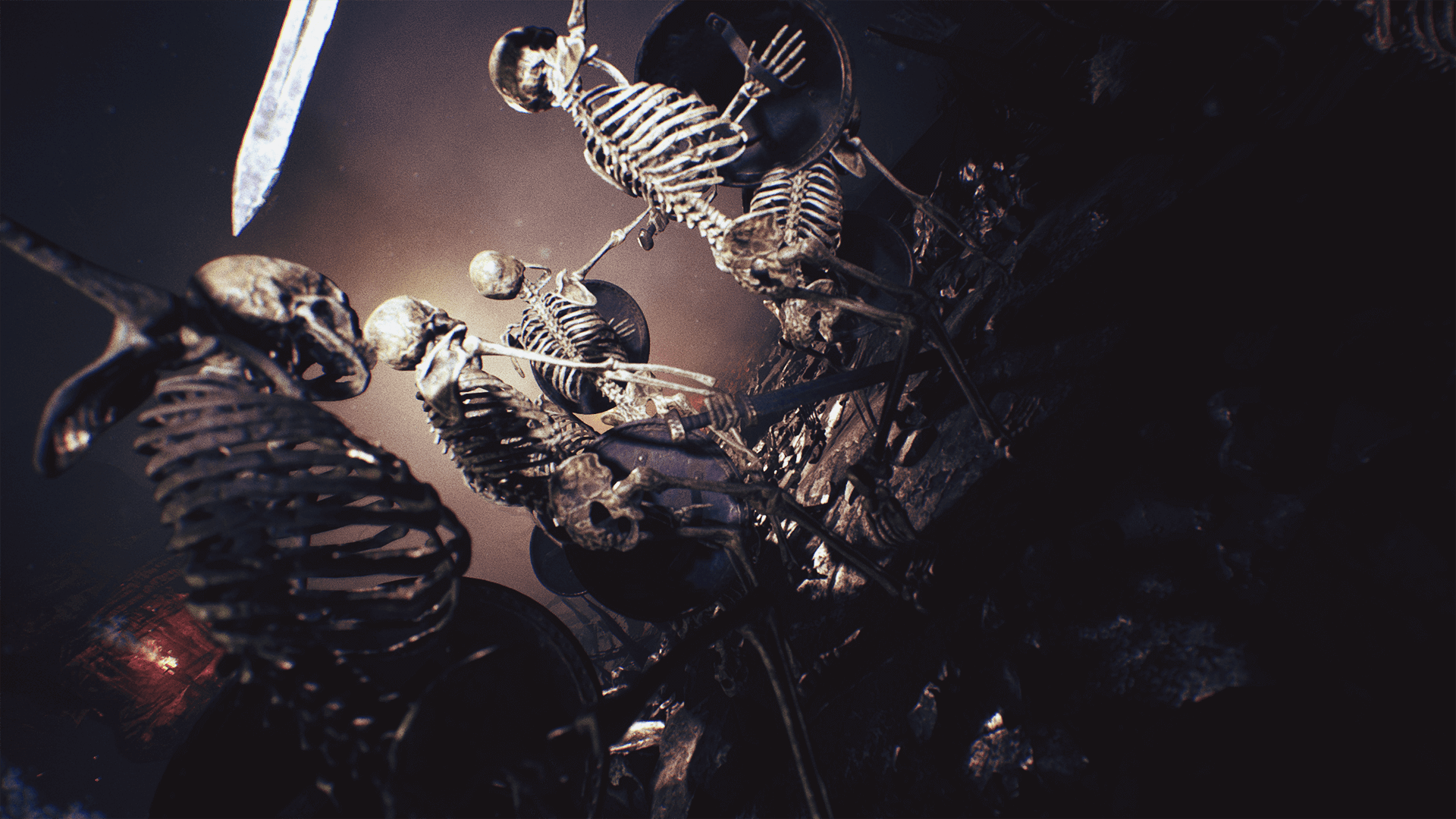 高质量骷髅亡灵士兵角色含动画 虚幻4 ue4 Skeleton Lightweight插图6