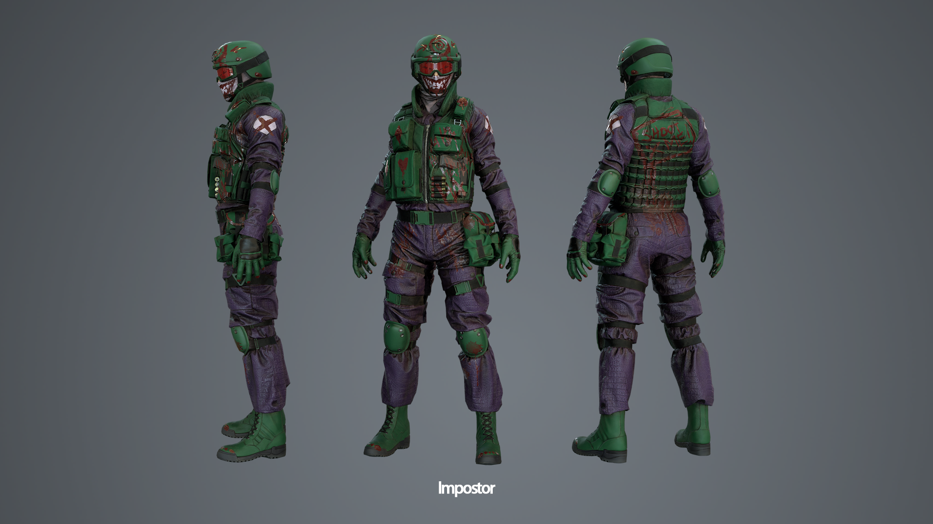 军队士兵角色重定向 虚幻ue4 Assault Character Pack Remastered插图8