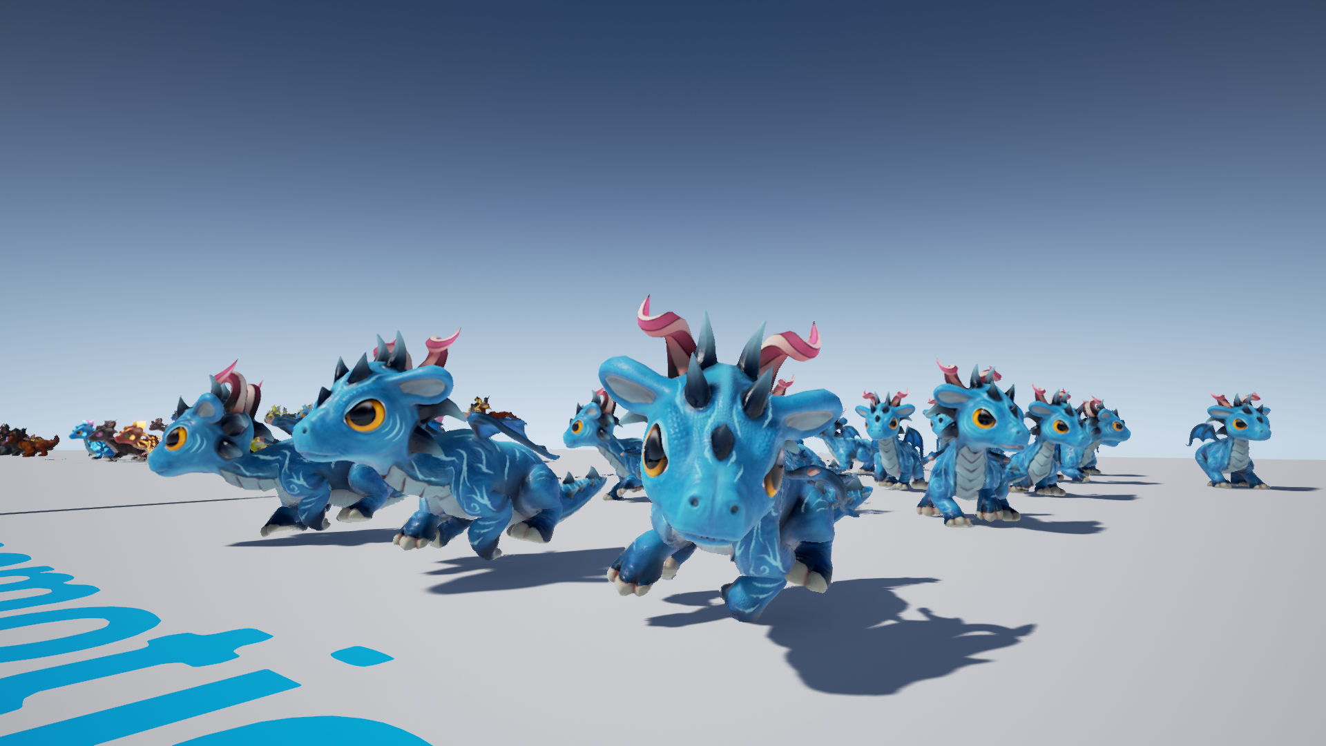 卡通 小恐龙 飞行 角色 虚幻4 UE4 Little Dragons Mouse插图3