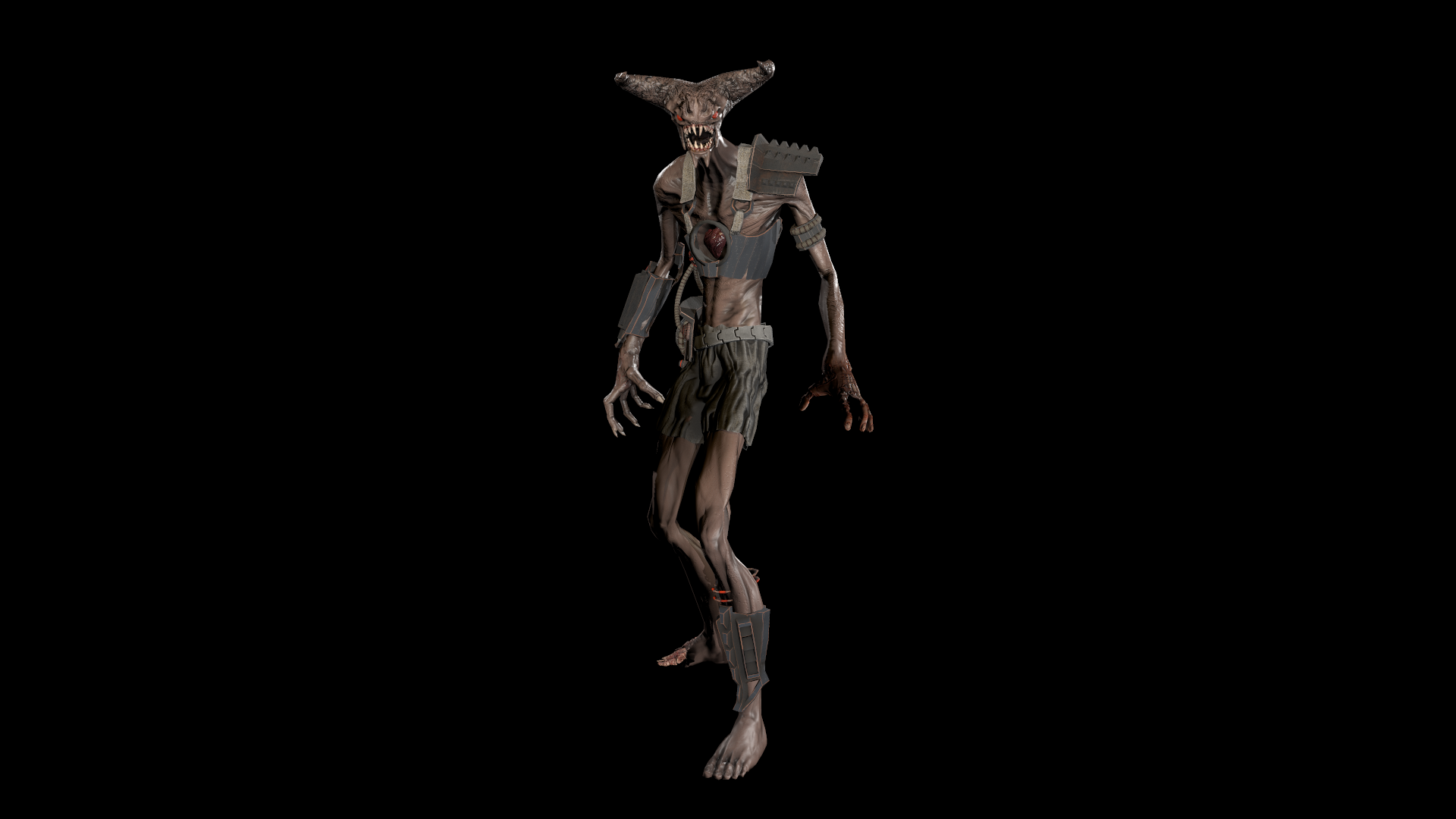 恶魔战士反派怪物士兵角色含动画 虚幻4 UE4 DemonKiller