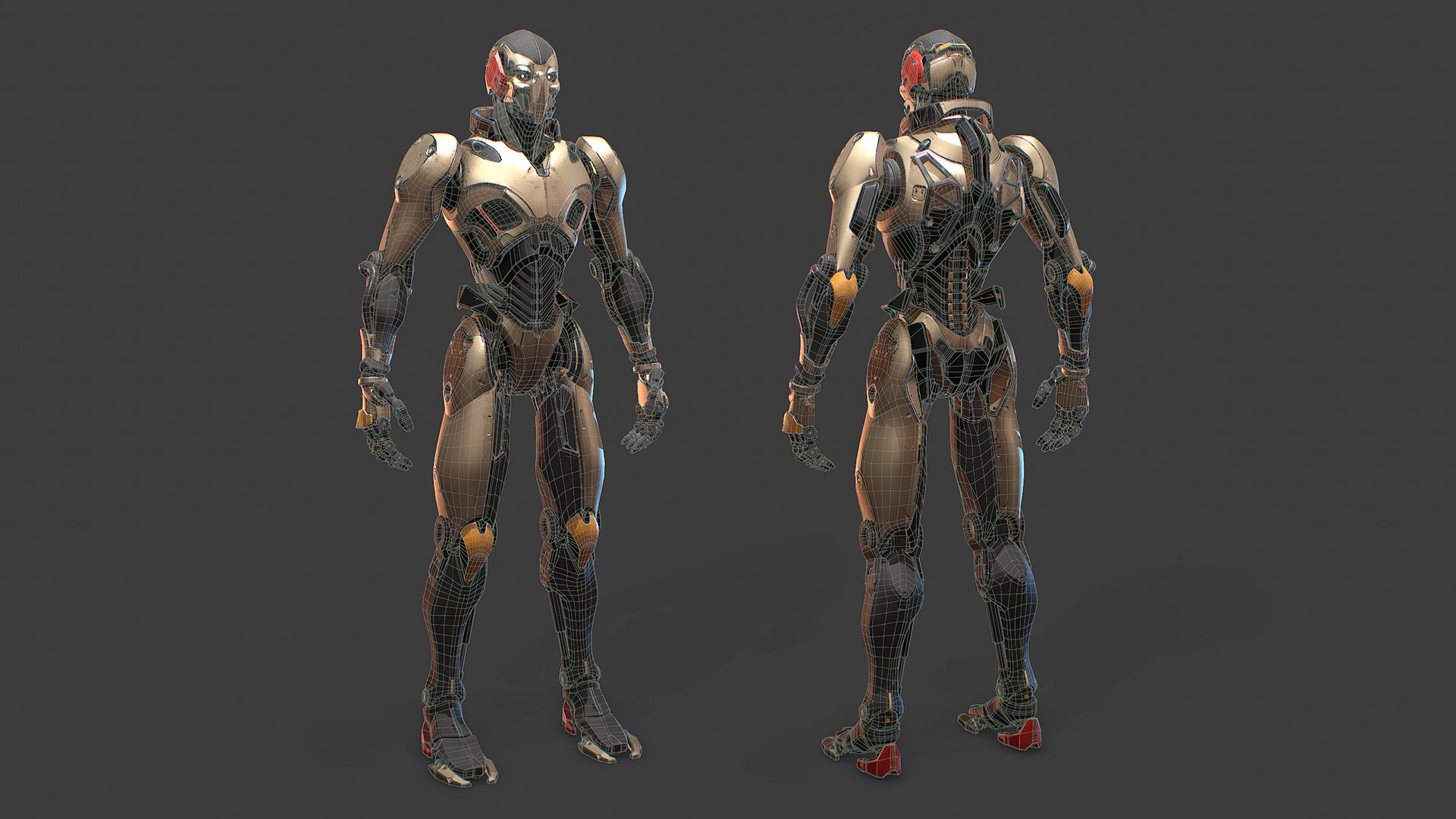 科幻 机器人 角色 虚幻4 UE4 Sci Fi Robot Character Pack插图3