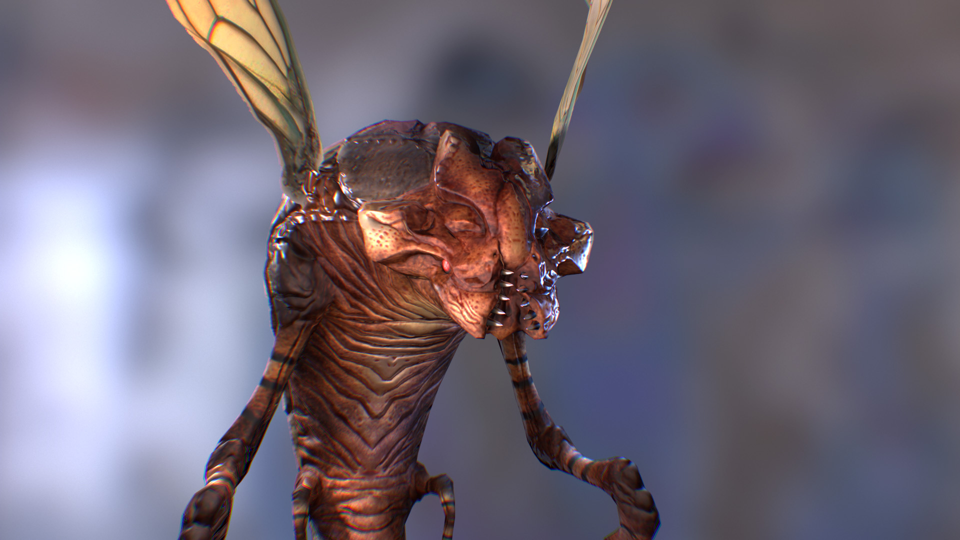 变异体巨型昆虫怪物反派角色含动画 虚幻4 ue4 Creature Insect