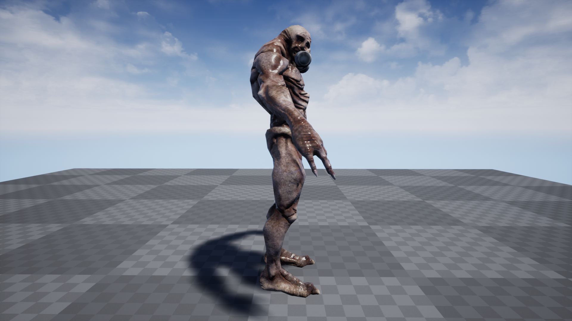 基因突变面罩僵尸丧尸怪物游戏角色含动画 虚幻4 ue4 Mutant Mask插图4