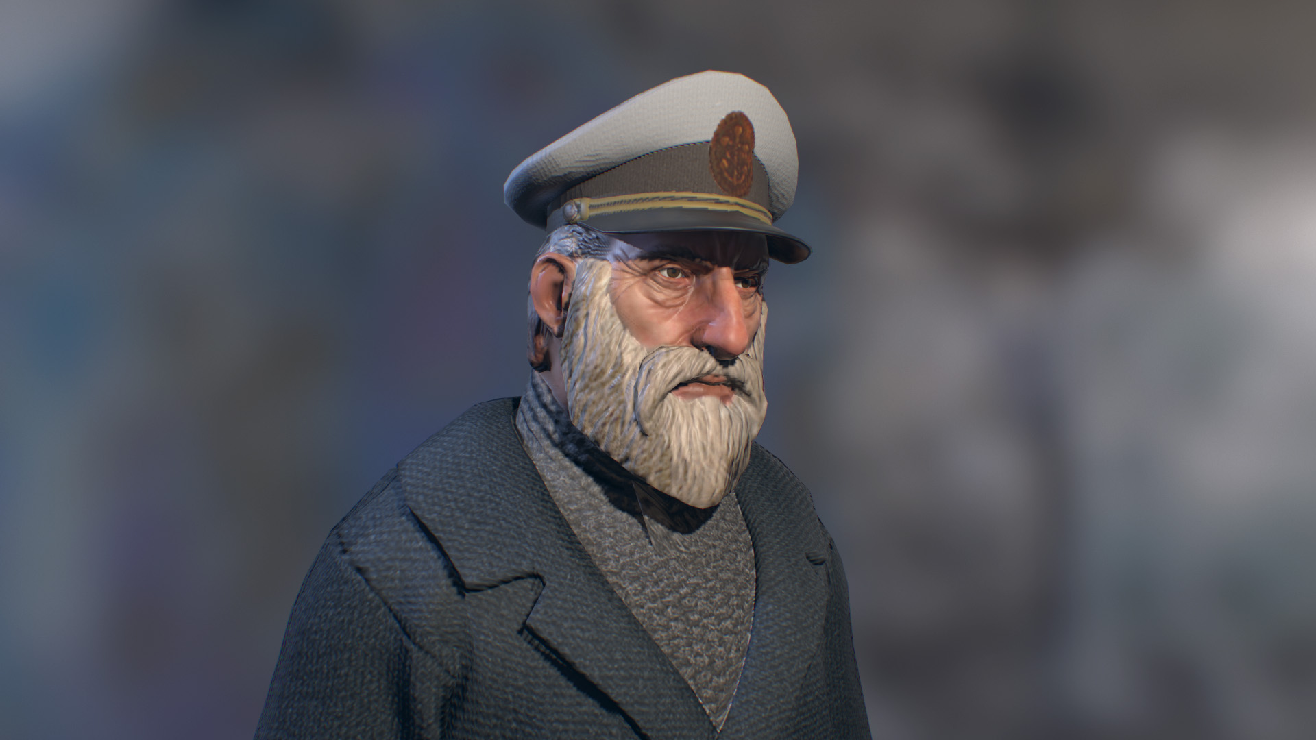 海军船长舰长游戏角色含动画 虚幻4 ue4 Character Captain