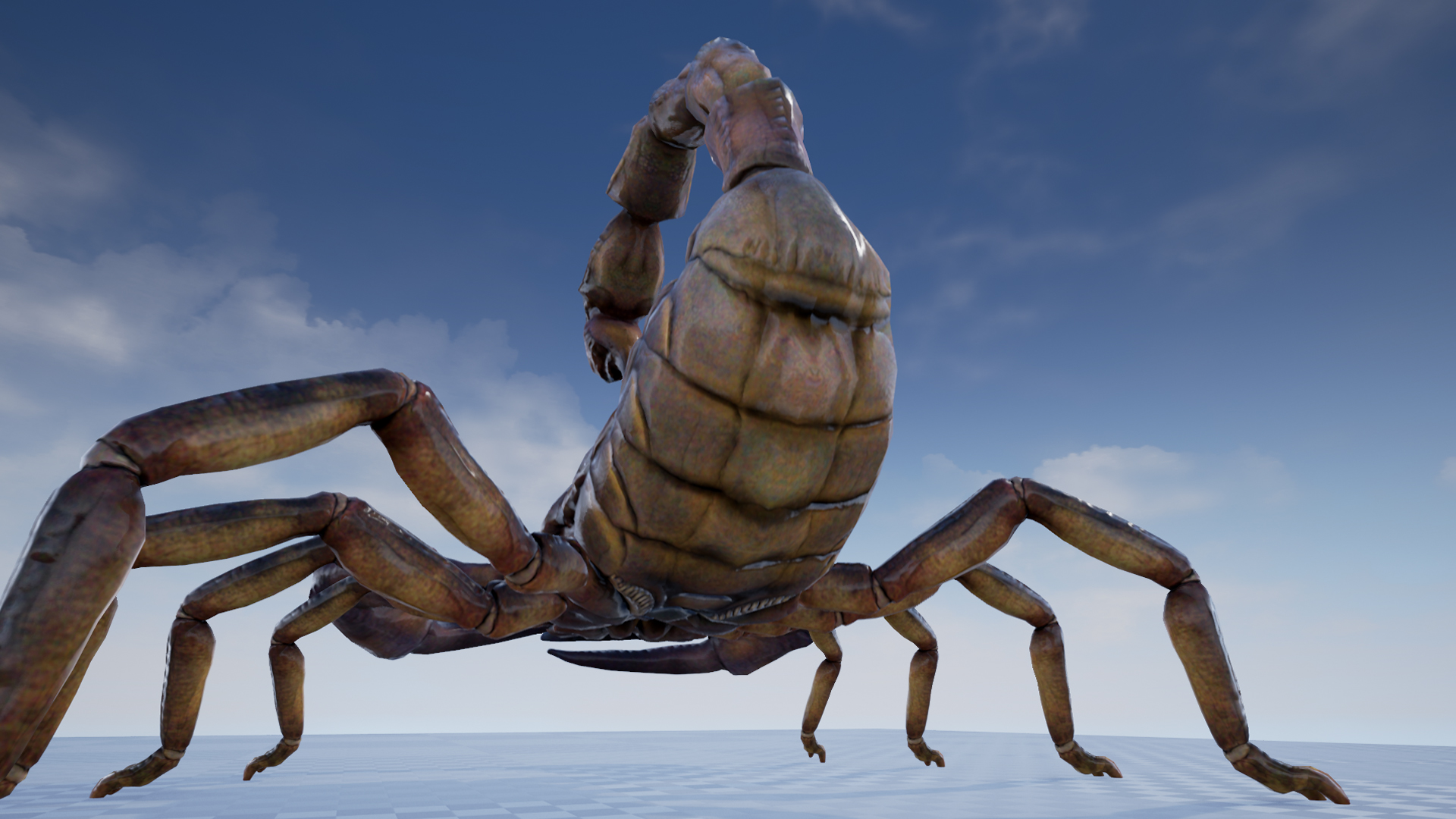 巨型甲壳蝎子毒物游戏角色含动画 虚幻4 ue4 Giant Scorpion插图2