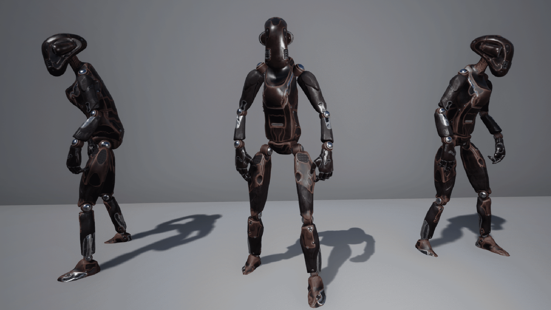 工作苦力通用科幻机器人游戏角色重定向 虚幻4 ue4 Worker Robot插图2