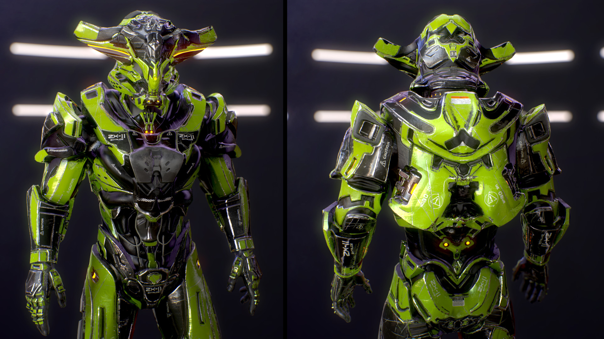 科幻外骨骼士兵装甲盔甲角色 虚幻4 ue4 Sci-Fi Armors Full Pack插图3