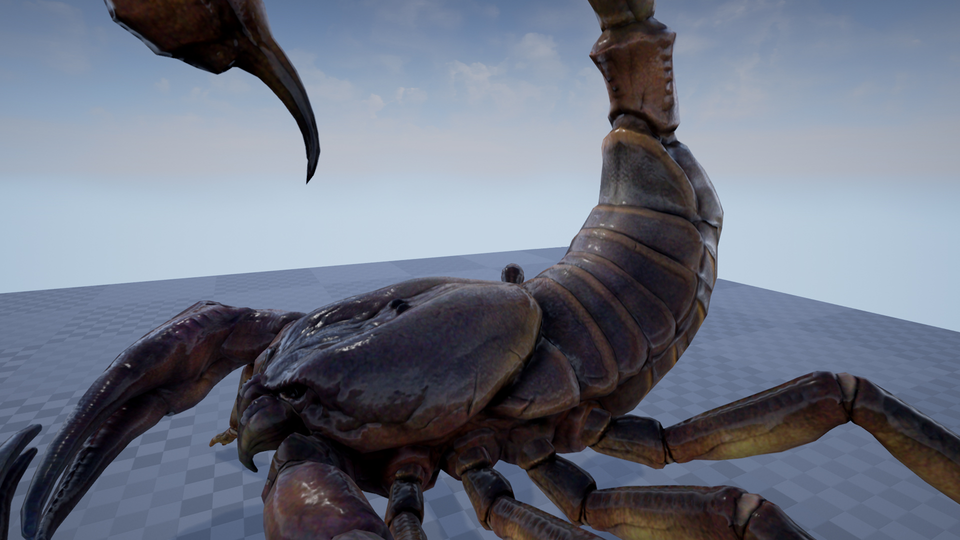 巨型甲壳蝎子毒物游戏角色含动画 虚幻4 ue4 Giant Scorpion插图1