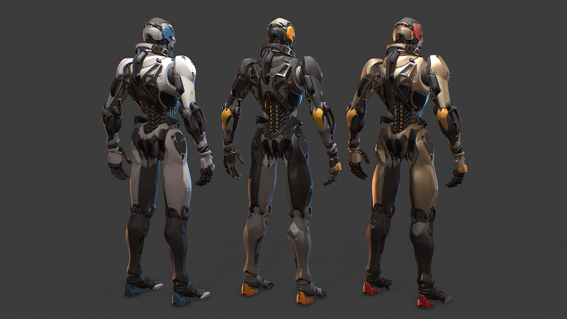 科幻 机器人 角色 虚幻4 UE4 Sci Fi Robot Character Pack插图2