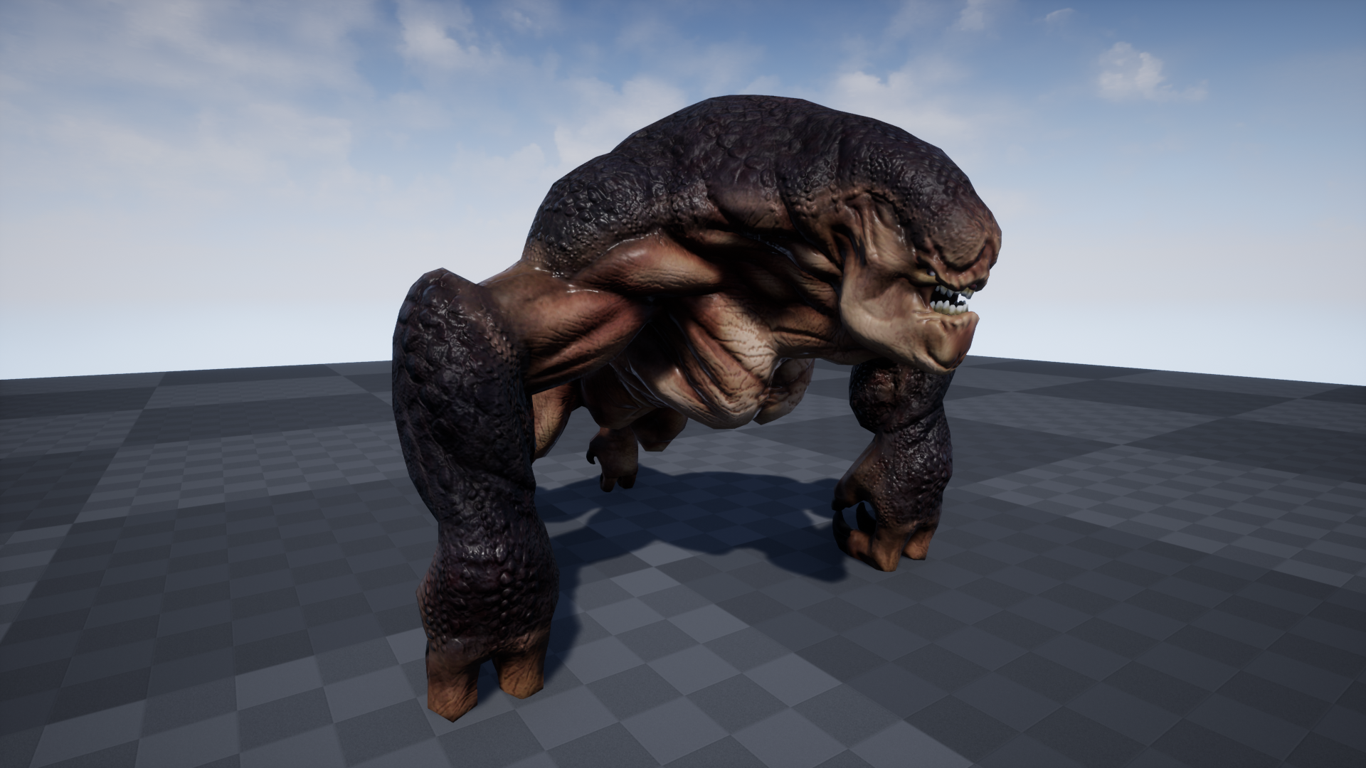 变异体 捕猎者 怪物 角色 动画 虚幻4 UE4 PBR Creature Hunter