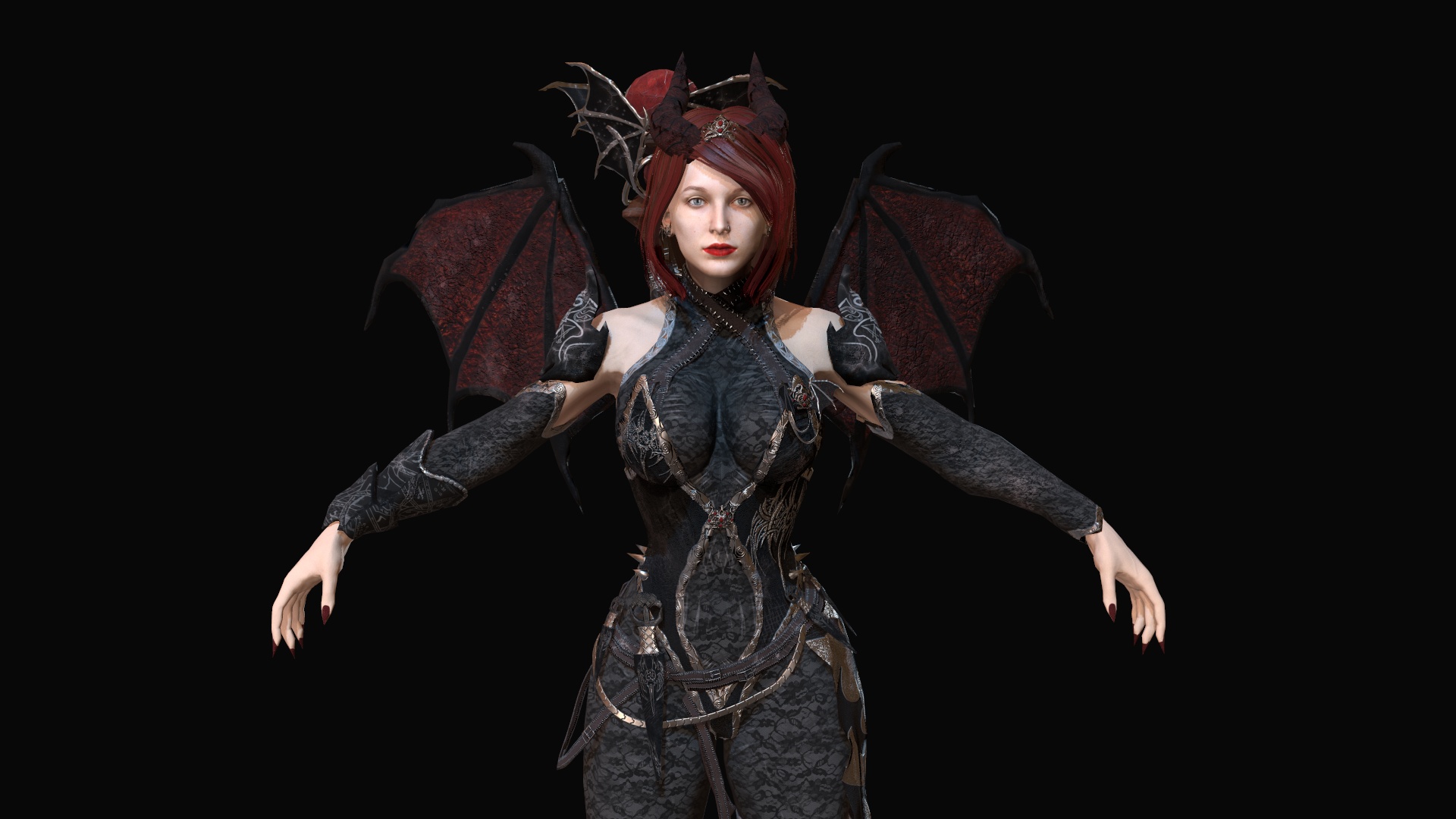 女妖 魔女 女巫 角色 多动画 虚幻4 UE4 游戏 引擎 Succubus