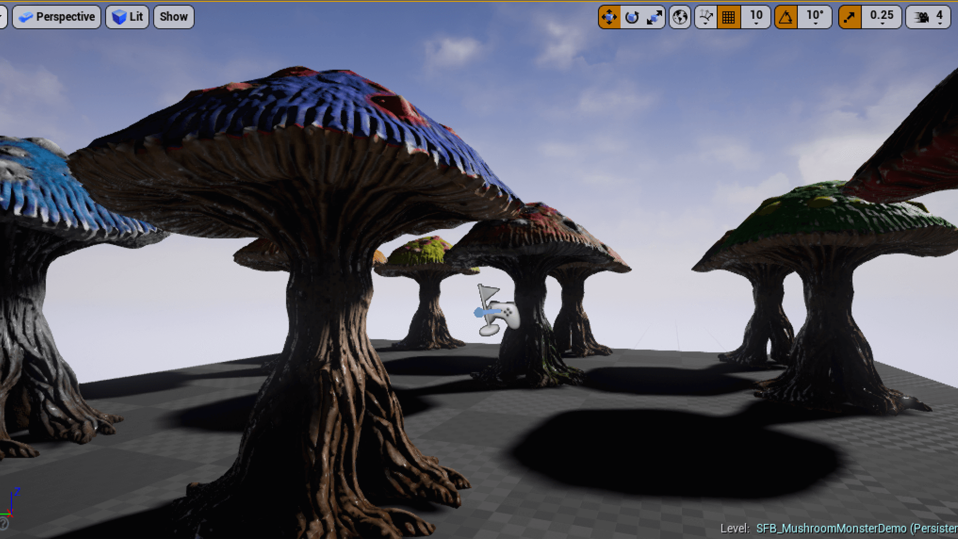 蘑菇怪物游戏角色含动画 虚幻4 ue4 Mushroom Monster Pack PBR插图6