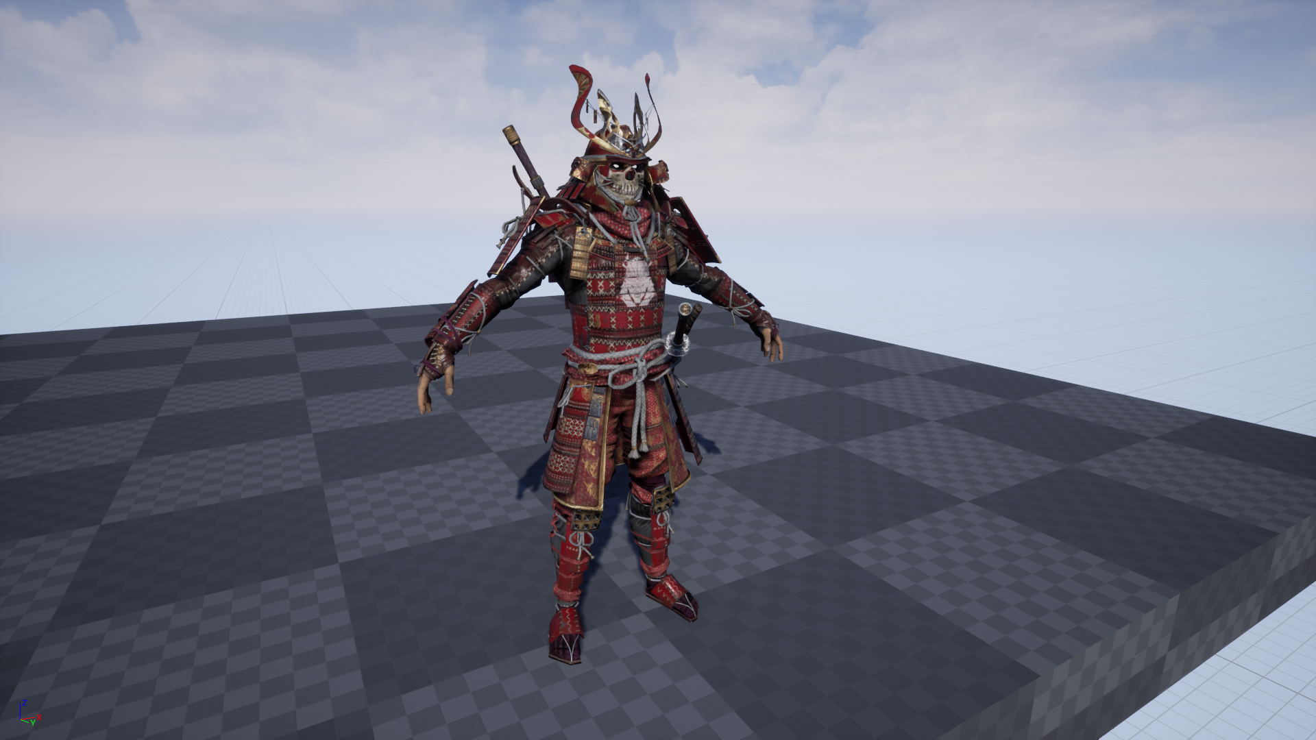 日本 武士 重制版 角色 虚幻4 UE4 Samurai Remastered插图1