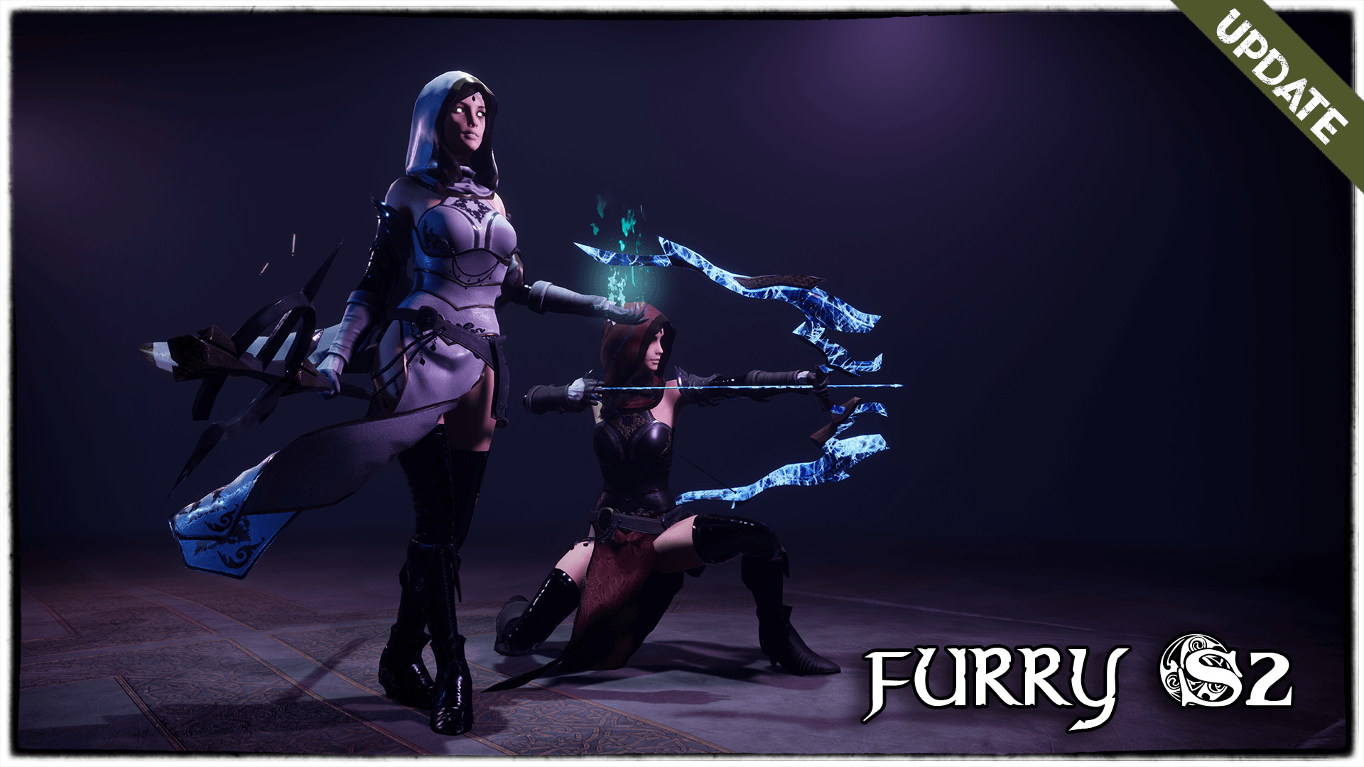 女巫师弓箭手角色含动画 虚幻4 ue4 FurryS2 Sorcerer and Archer