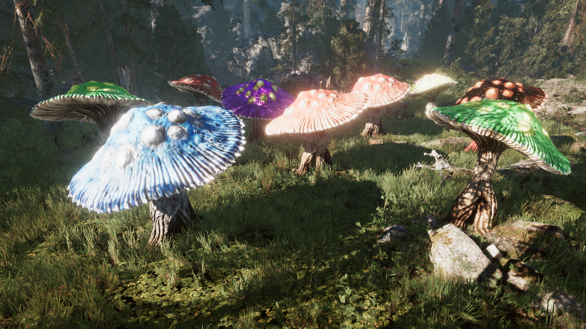 蘑菇怪物游戏角色含动画 虚幻4 ue4 Mushroom Monster Pack PBR插图2