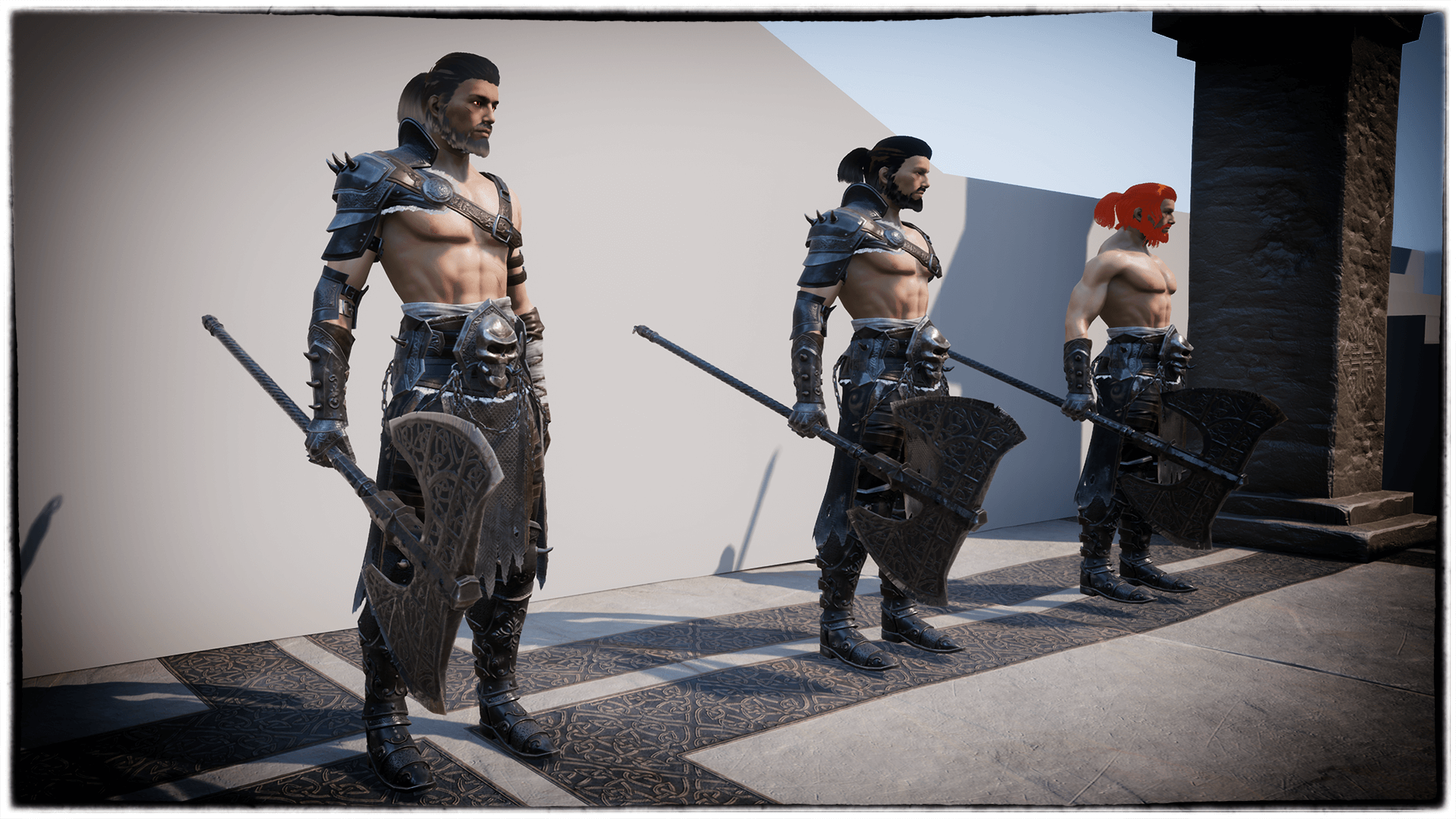 蛮族狂战士角色含动画 虚幻4 ue4 BerserkerS1 Fantasy Warrior插图1