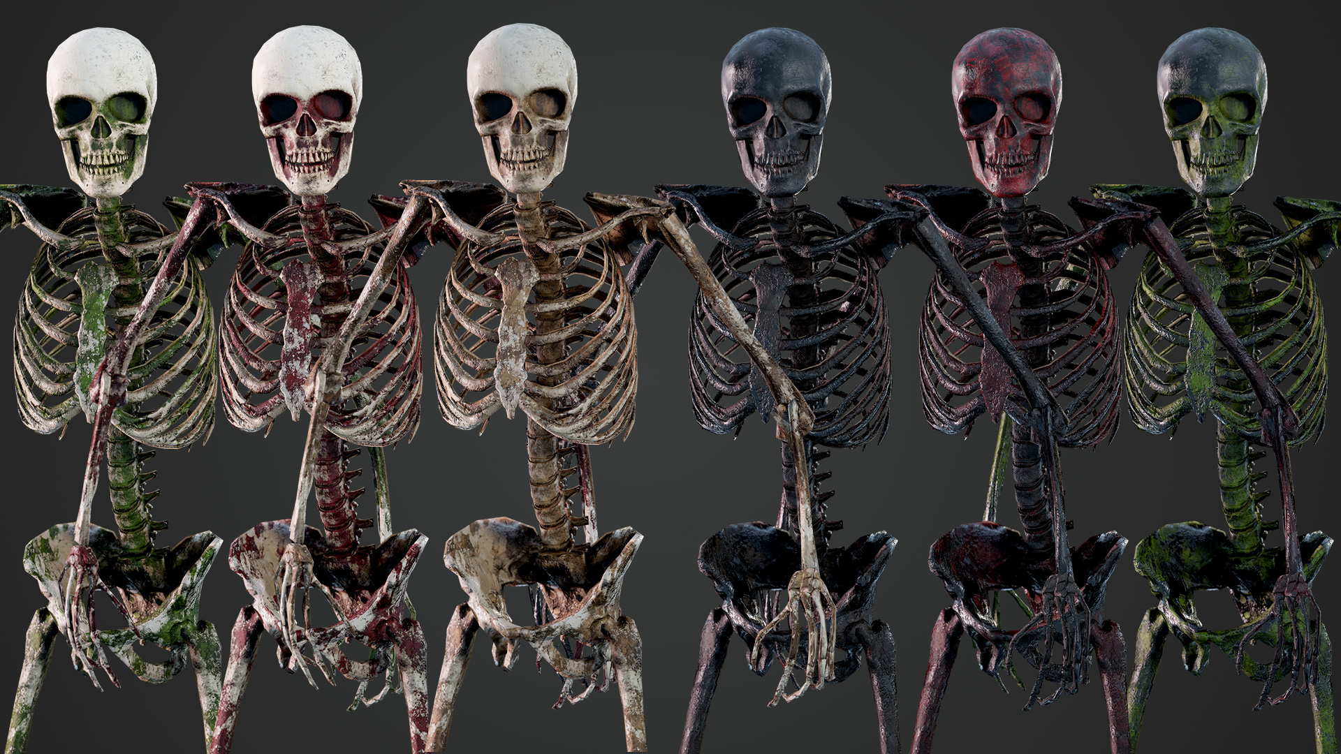 模块化骷髅法师反派角色重定向 虚幻4 ue4 Modular Skeleton Mage插图3