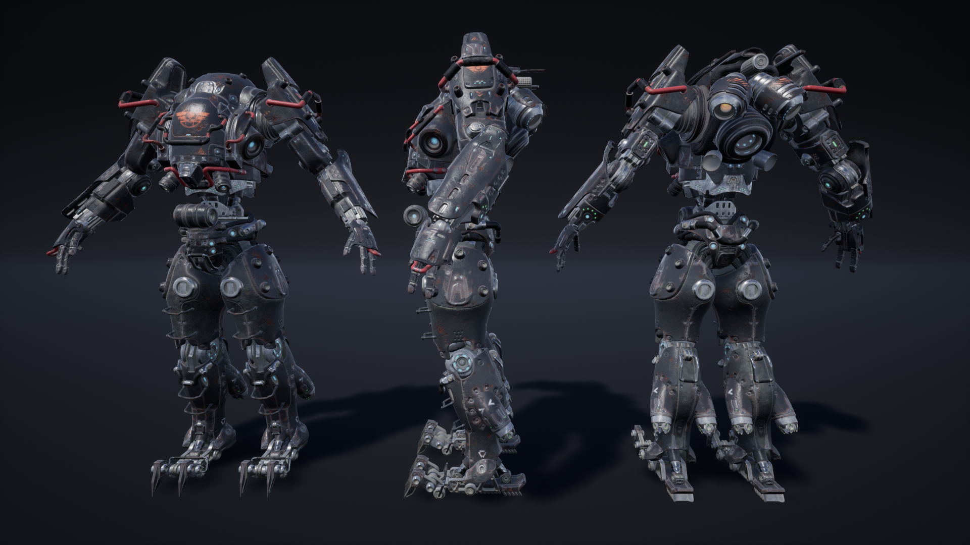 末日机甲高达含动画驾驶员 虚幻4 ue4 Dystopia Mech and Pilot插图1