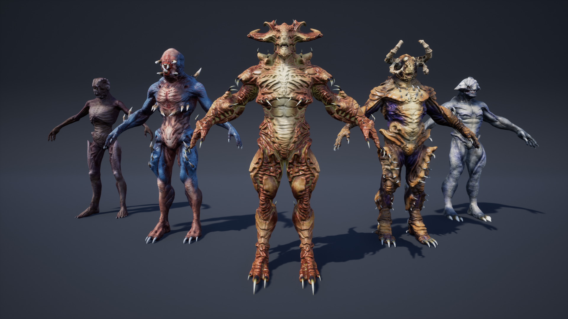 人形 类人 生物 怪物 角色 虚幻4 UE4 Humanoids Monsters Pack