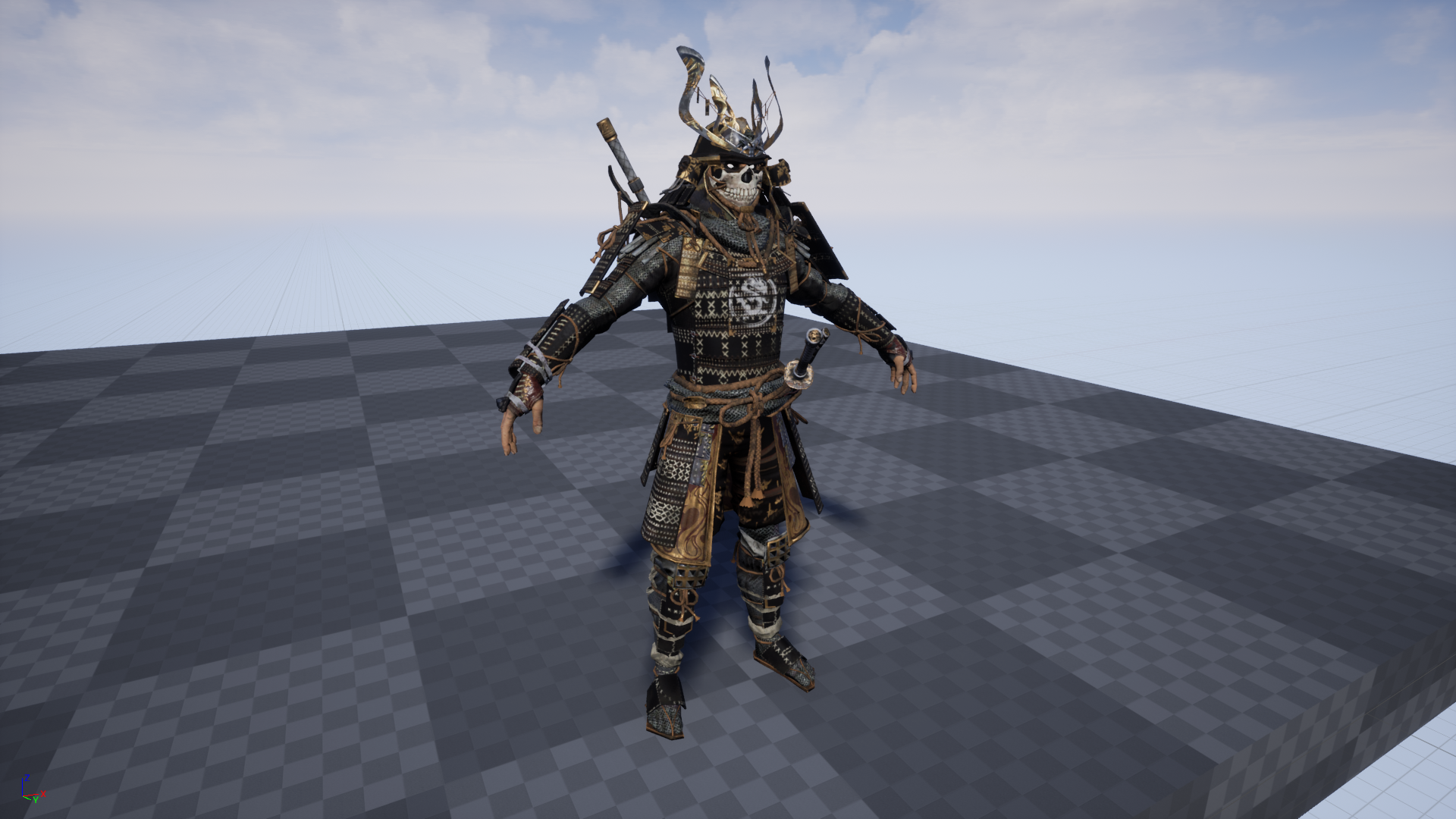 日本 武士 重制版 角色 虚幻4 UE4 Samurai Remastered插图2