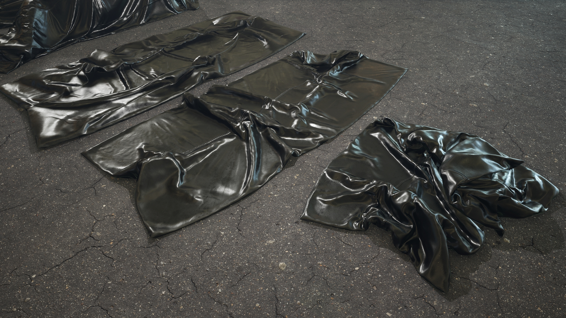 Bodybags Collection 虚幻4 UE4 裹尸袋 裹尸布 废弃 素材包