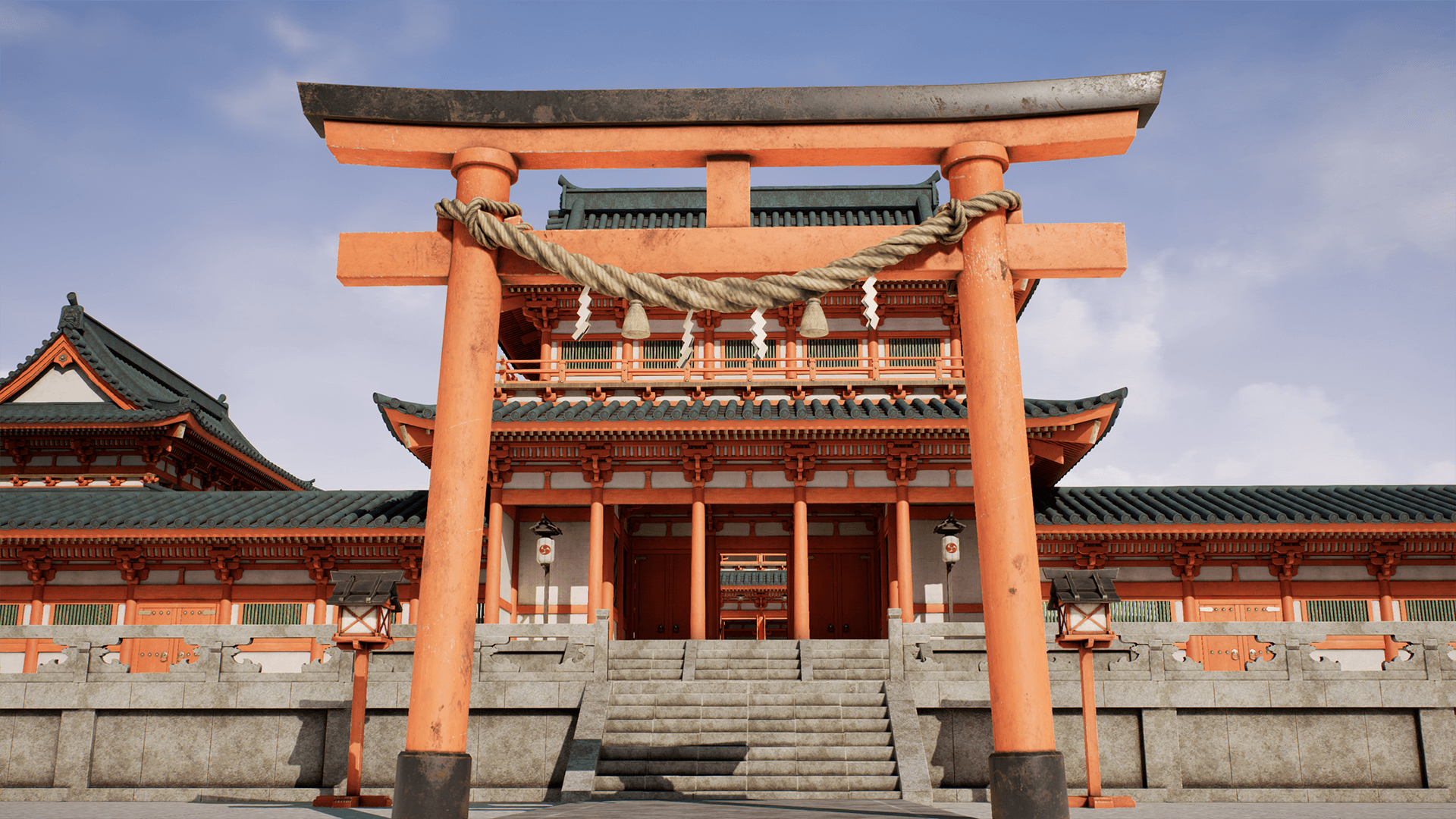 426日本寺庙宫殿建筑道具 虚幻4 UE4 Japanese Modular Temple