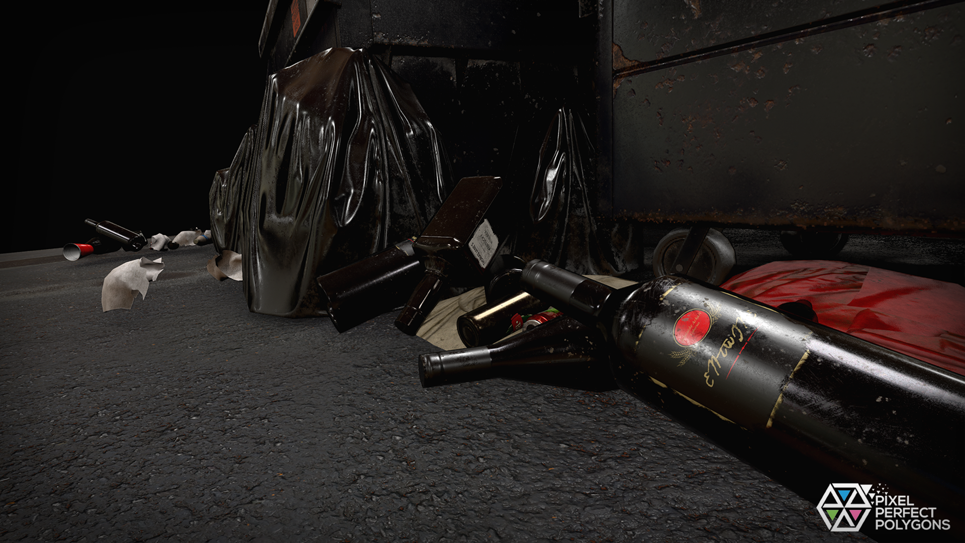 Infinite Affordable Trash and Junk 虚幻4 UE4 红酒 垃圾站插图3