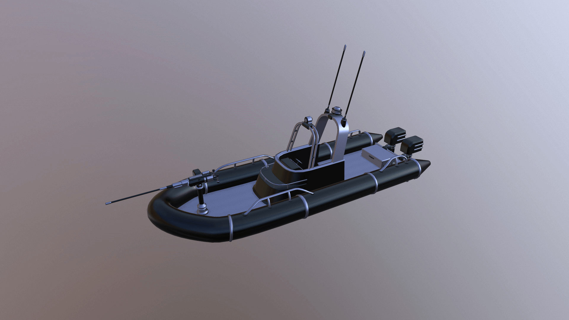 Military Ships Pack 虚幻4 UE4 战舰 潜艇 皮艇 素材包 带角色插图3