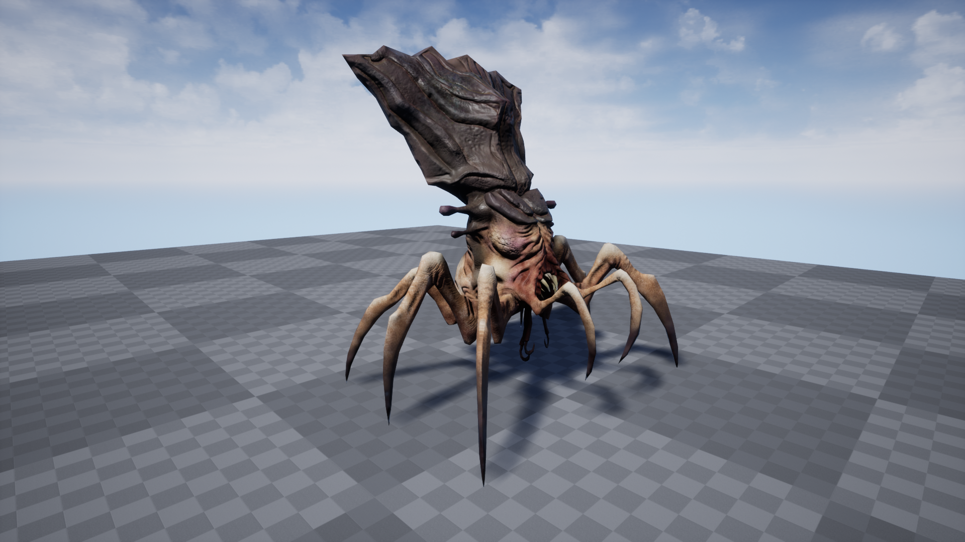 外星 异星 蜘蛛 爬行 怪物 角色 动画 虚幻4 UE4 Arachnid插图1