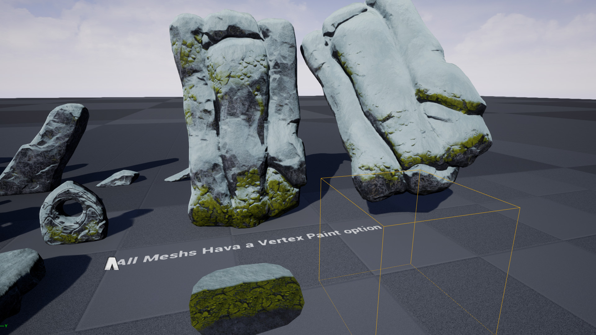 北欧 岩石 符号 印记 道具 虚幻4 UE4 Nordic Rocks Pack插图3