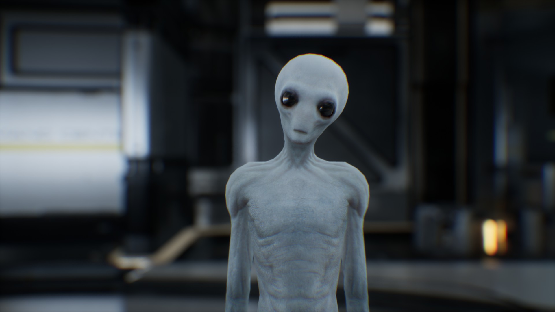 外星人 生物 灰白 肤色 角色 重定向 虚幻4 UE4 Alien Gray插图2