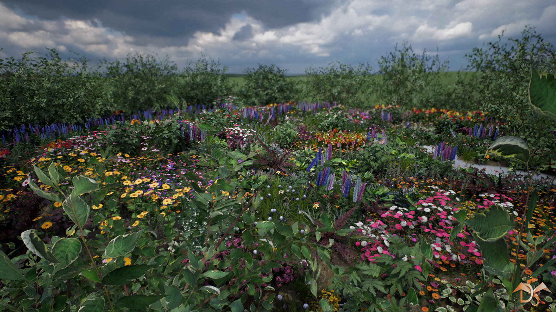 Flowers and Plants Nature Part 1 虚幻4 UE4 花朵 植物 素材插图1